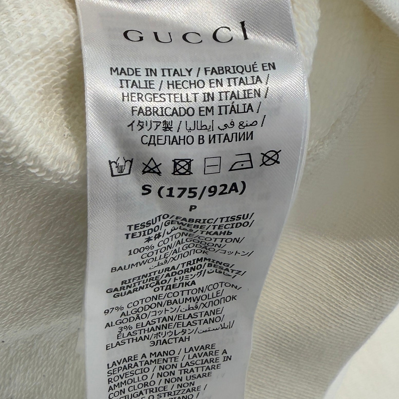 GUCCI 2024AW FIRENZE 1921 Hooded Sweat Shirt 646953 XJD70 Size S グッチ フィレンツェ 1921 フーデッドスウェットシャツ サイズS