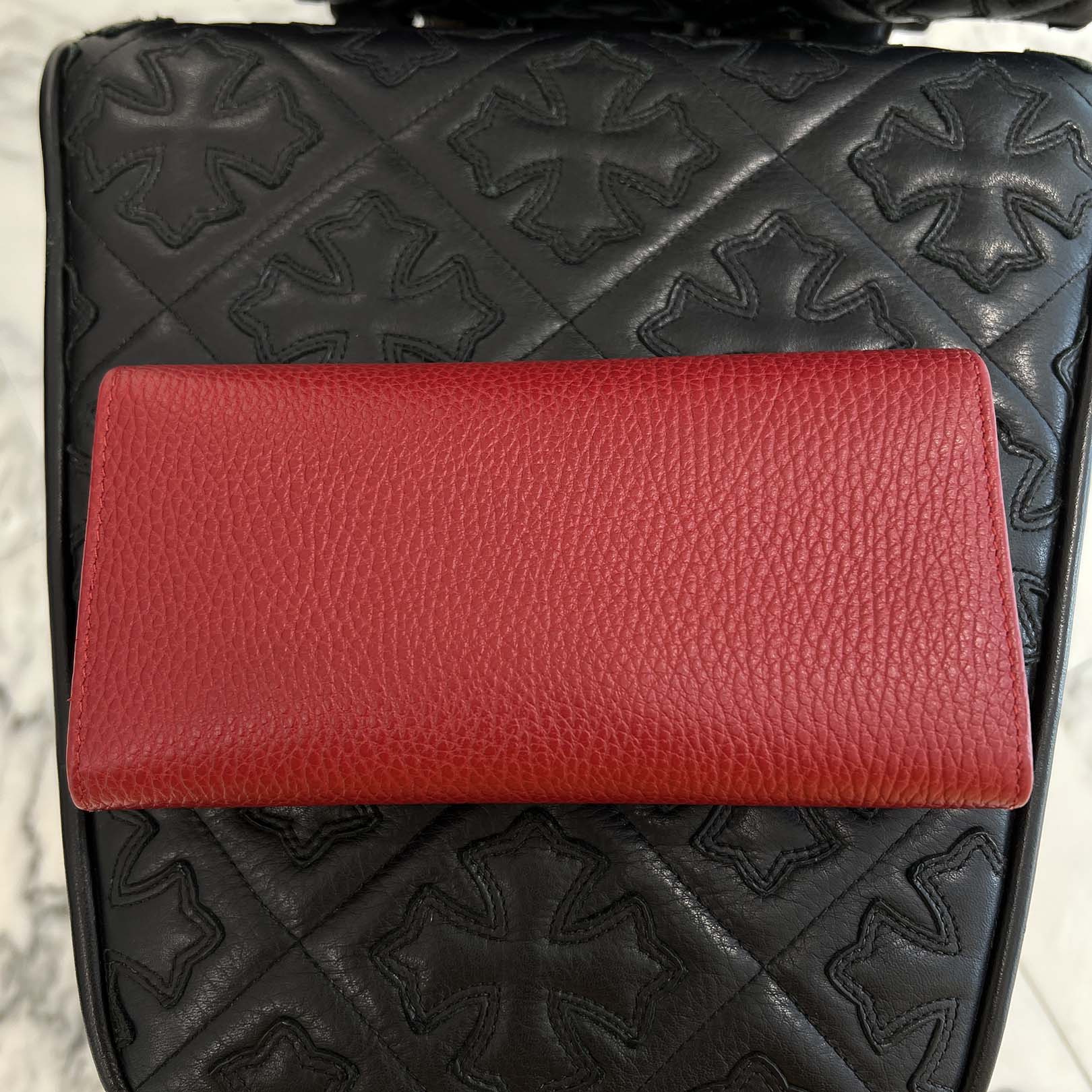 GUCCI Petit Marmont Continental Wallet グッチ プチマーモント コンチネンタル ウォレット