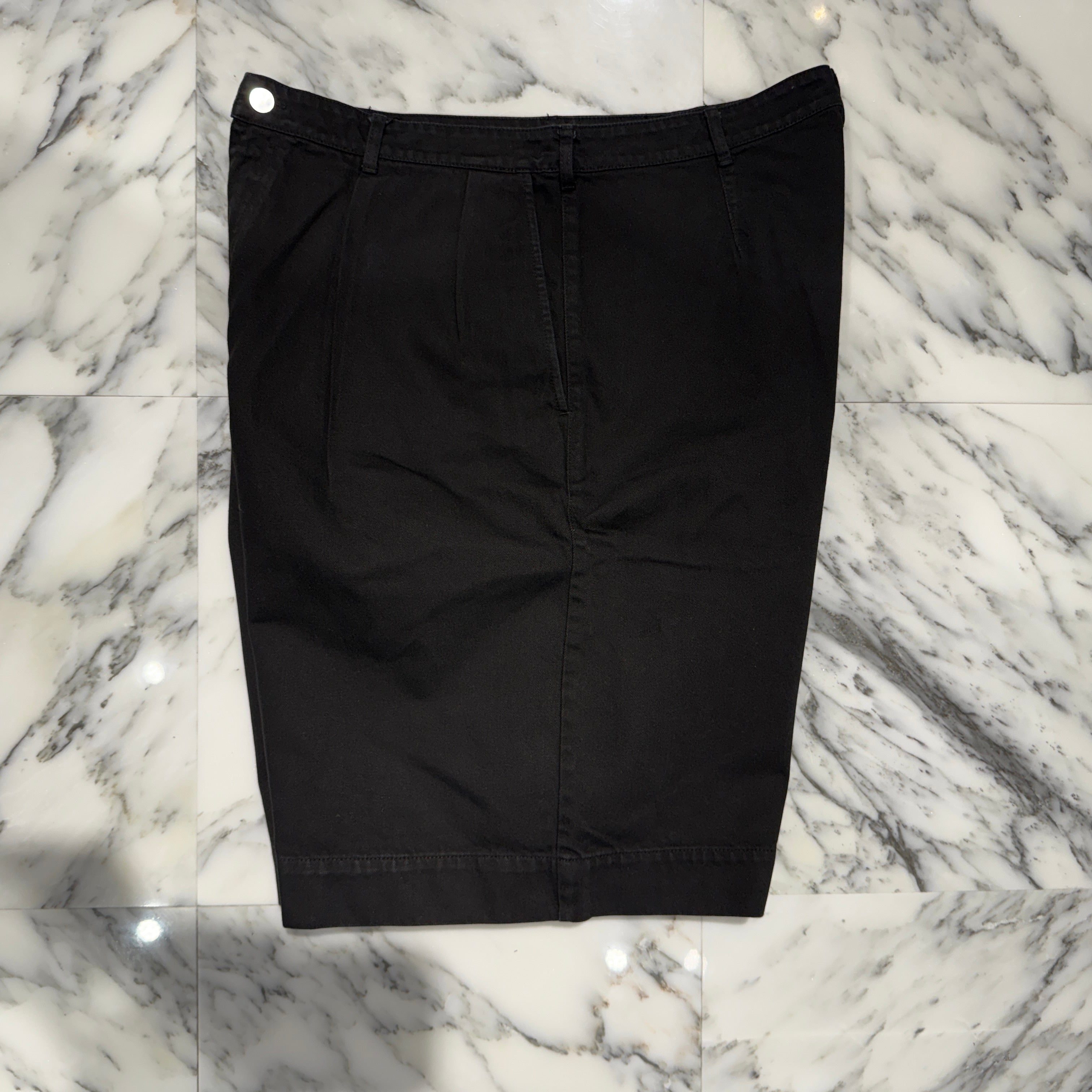 RAF SIMONS 2022SS Wide Denim Shorts With Double Pleats 221 M326 Size 36 ラフシモンズ ダブルプリーツ ワイドデニム ショートパンツ サイズ36