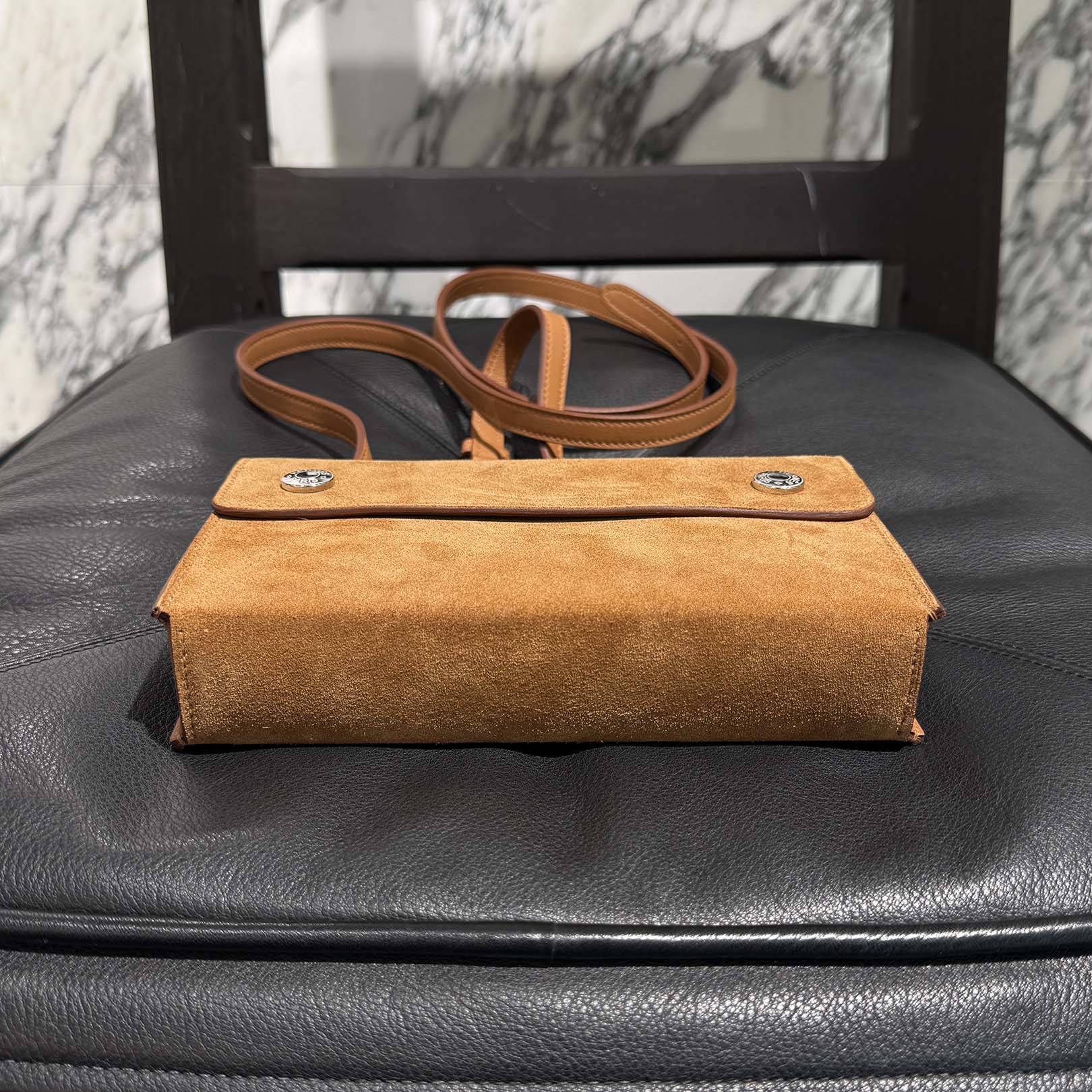 HERMES Hermès Nap To Go "SESAME" Leather Shoulder Wallet K刻印 エルメス エルメスナップ トゥーゴー "セサミ" レザーショルダーウォレット K刻印