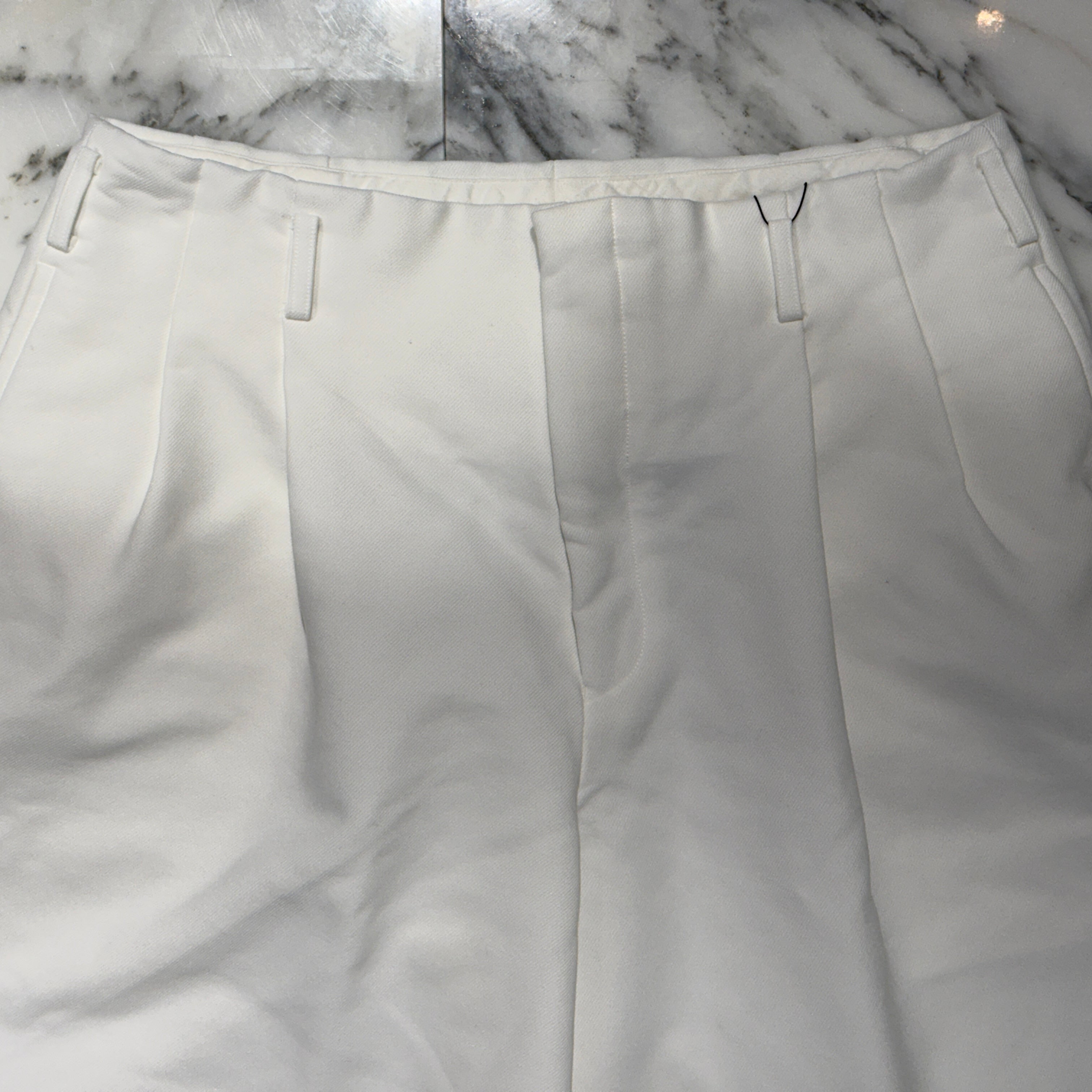 COMME des GARCONS 2020SS Tucked Wide Pants AD2019/DE-P059 Size Ｌコムデギャルソン タック入り ワイドショートパンツ サイズL