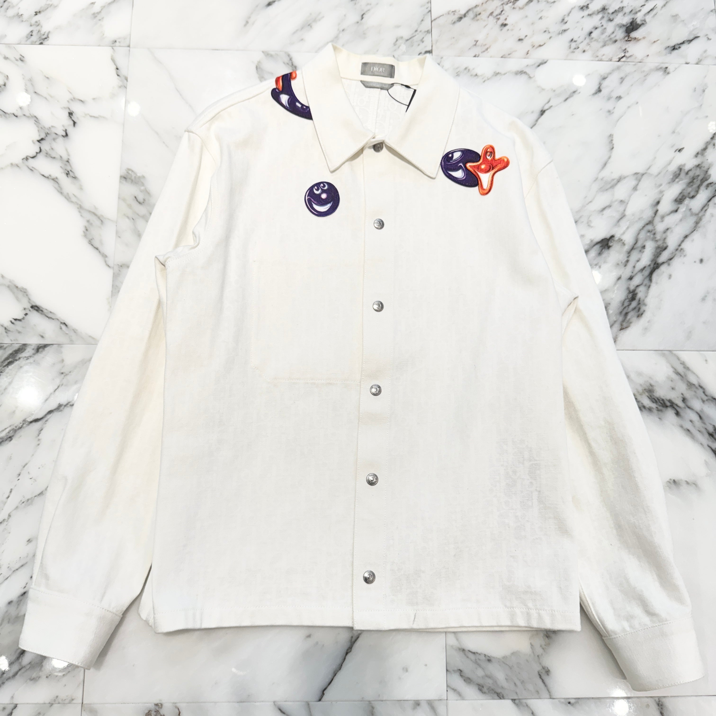 DIOR × Kenny Scharf 2021AW Overshirt Jacket 033D490D277X Size 44 クリスチャン ディオール × ケニーシャーフ オーバーシャツジャケット サイズ44