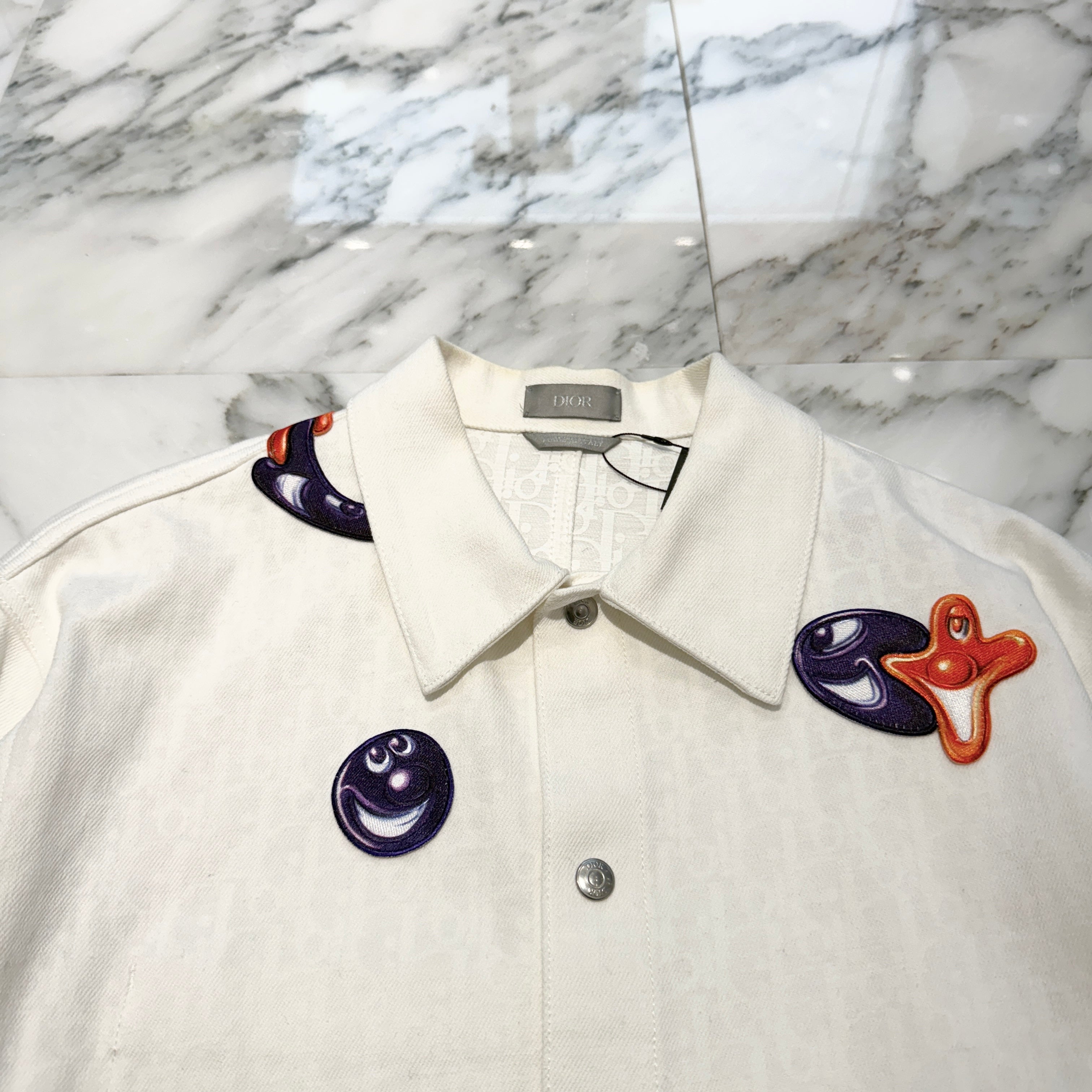 DIOR × Kenny Scharf 2021AW Overshirt Jacket 033D490D277X Size 44 クリスチャン ディオール × ケニーシャーフ オーバーシャツジャケット サイズ44