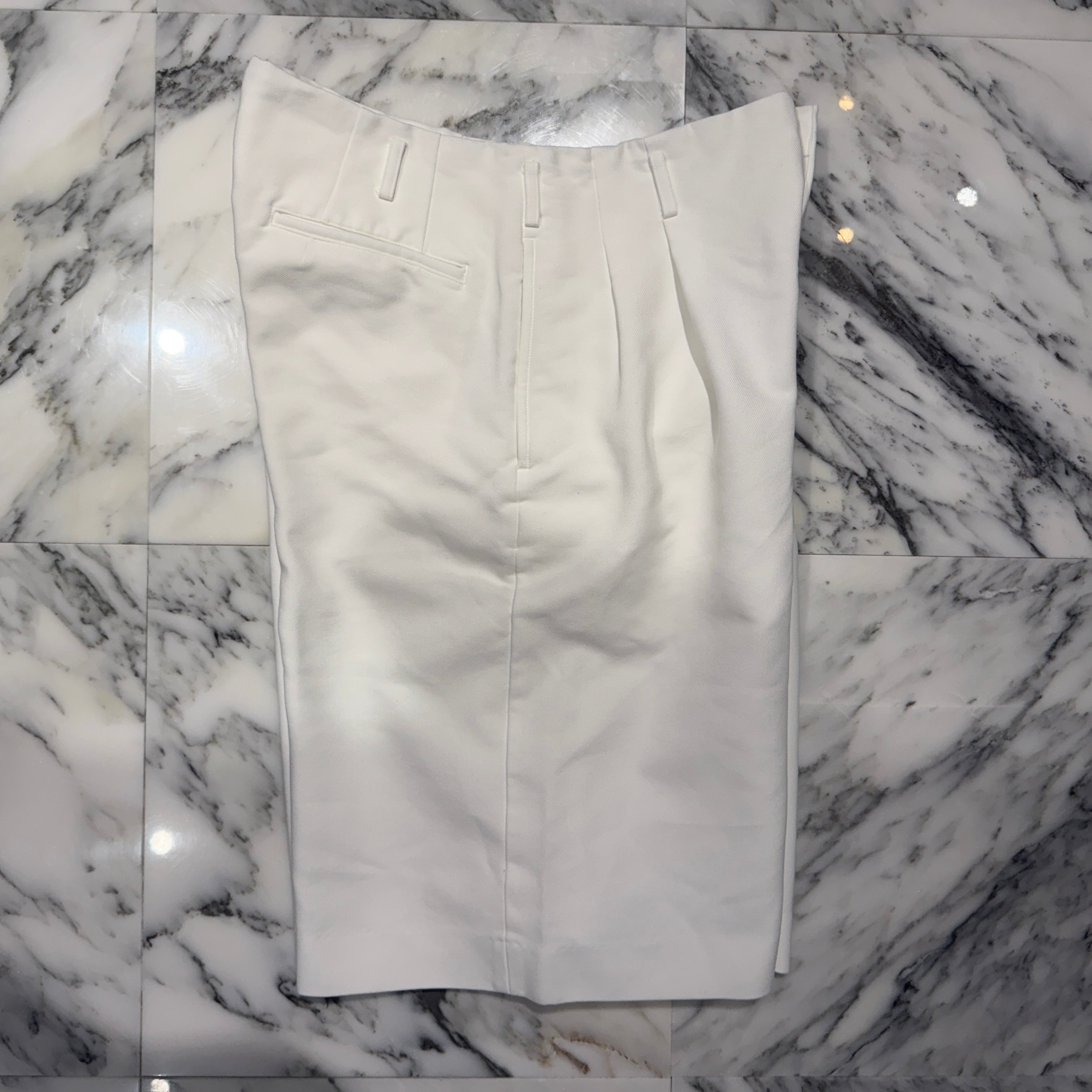 COMME des GARCONS 2020SS Tucked Wide Pants AD2019/DE-P059 Size Ｌコムデギャルソン タック入り ワイドショートパンツ サイズL