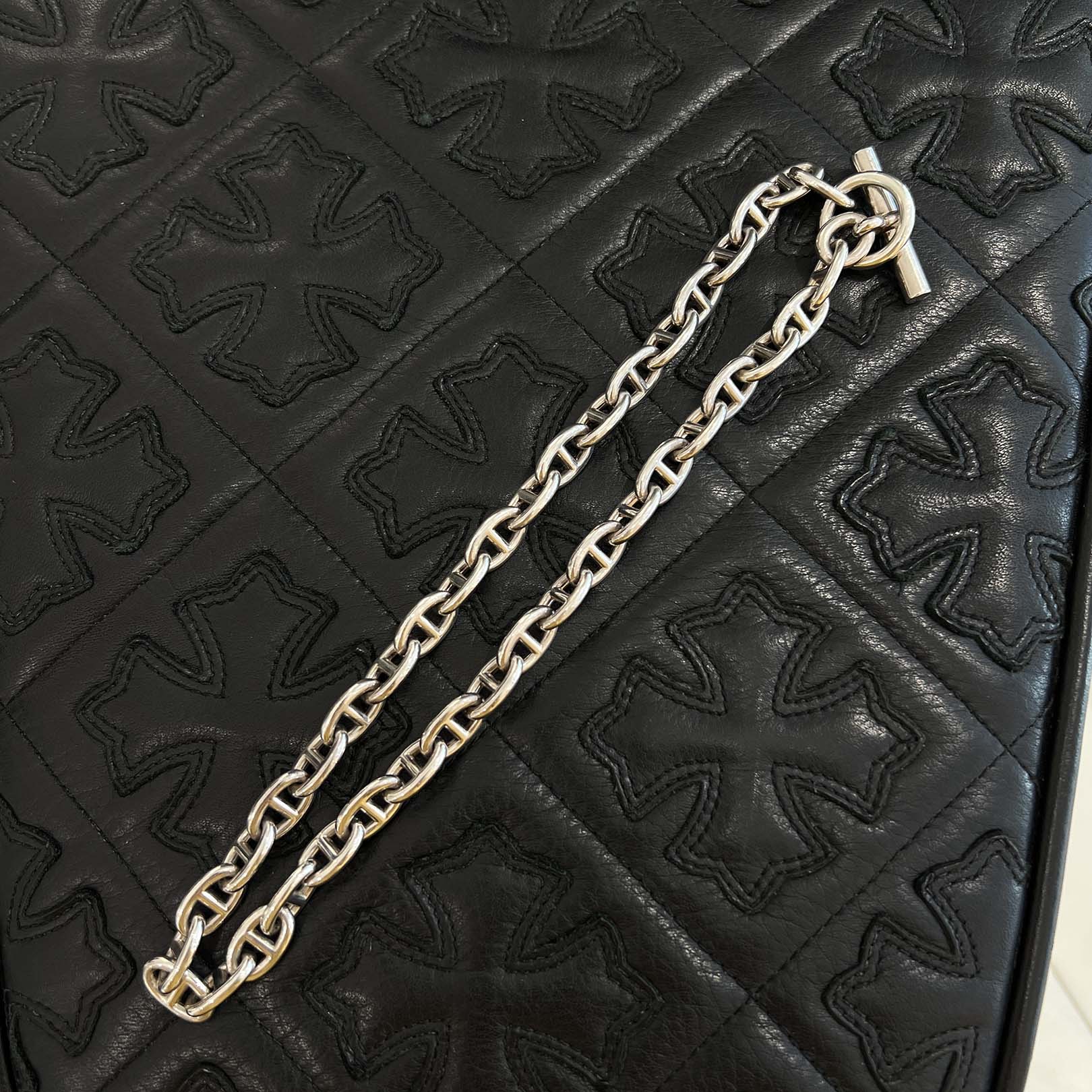 【極美品】エルメスシェーヌダンクル GM13コマChaine d'Ancre HERMES Chaine d'Ancre Necklace MM 39コマ エルメス シェーヌダンクル