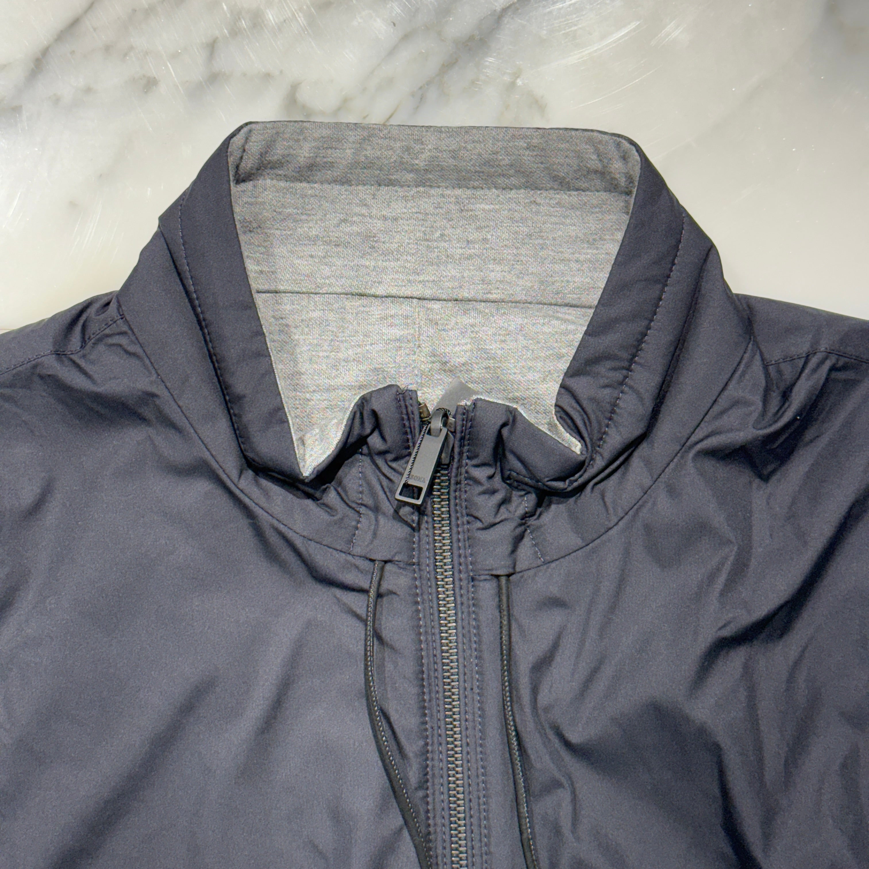 ZEGNA Microfiber Reversible BREZZA Vest E7T33 7110B Size 52 ゼニア マイクロファイバー リバーシブル ブレッザ ベスト