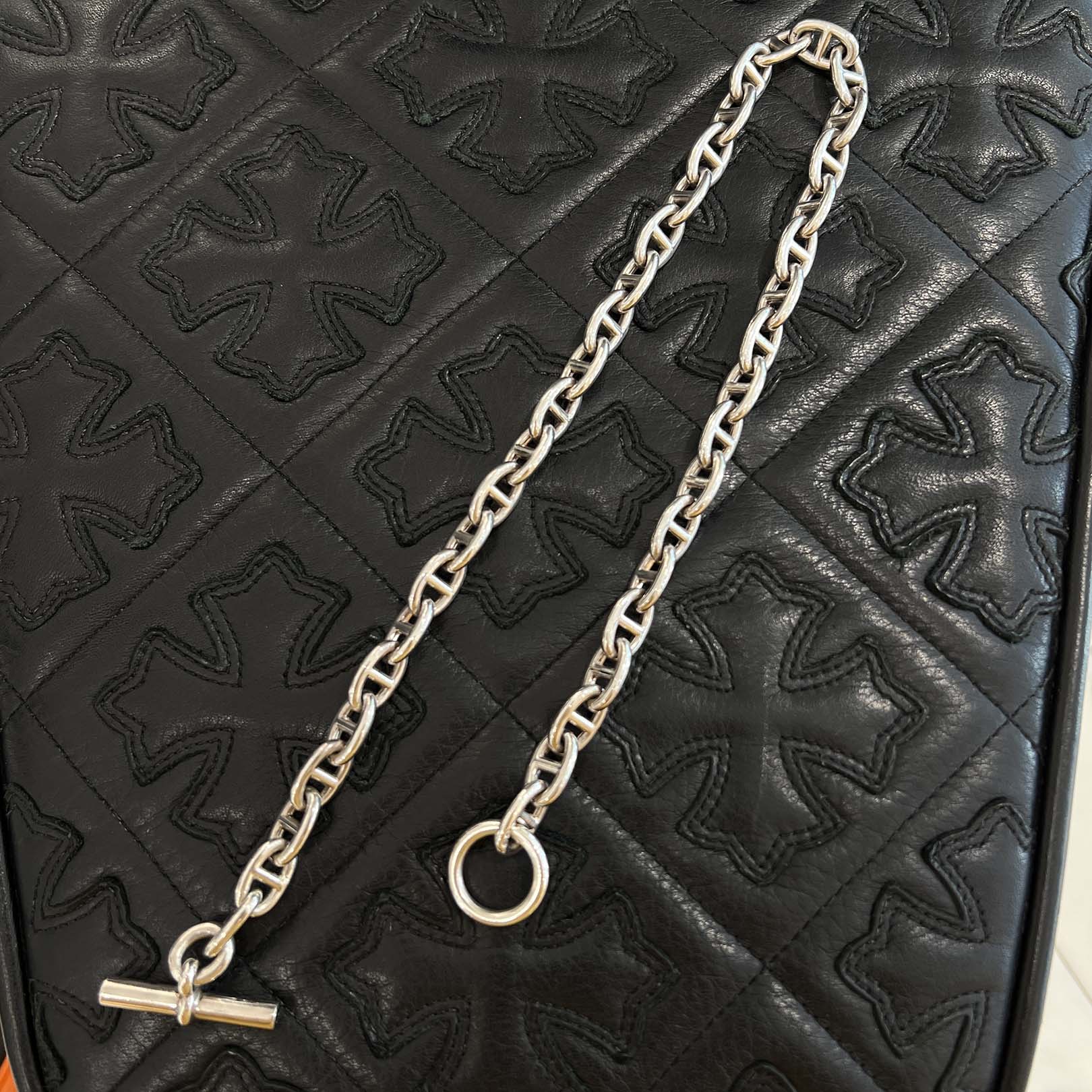 HERMES Chaine d’Ancre Necklace MM 39コマ エルメス シェーヌダンクル ネックレス MM 38コマ