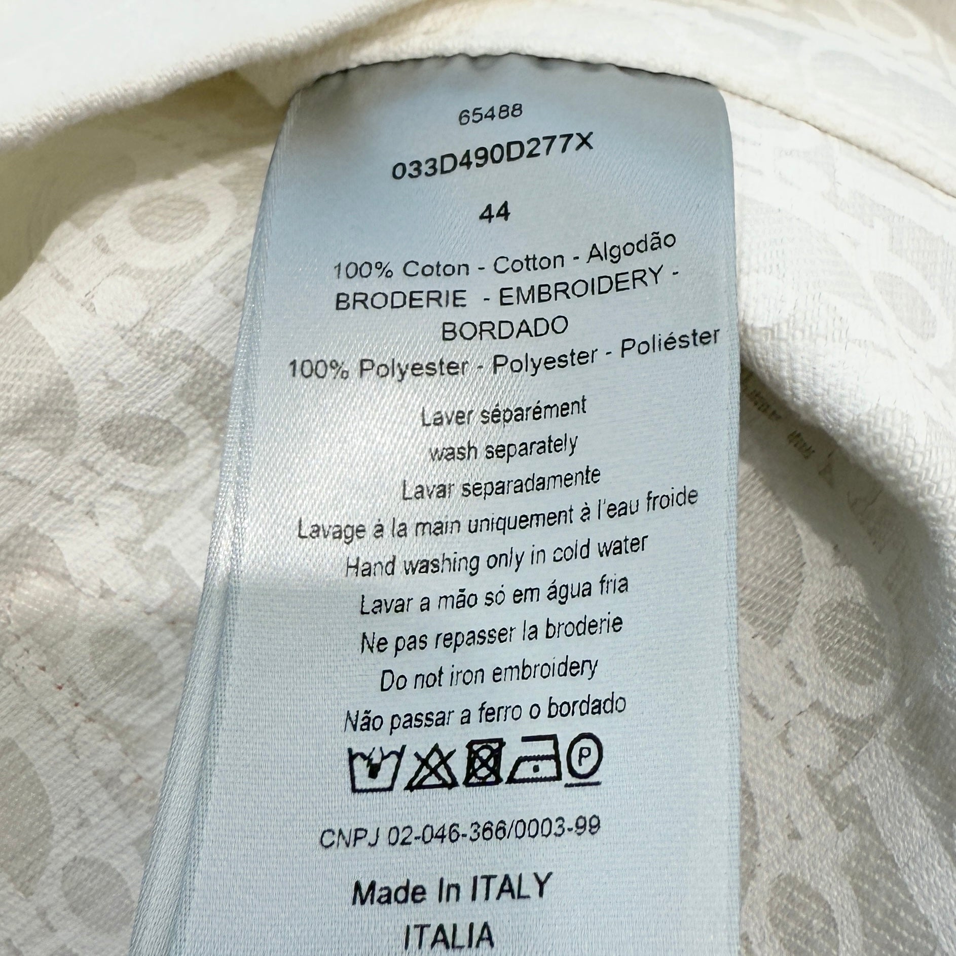 DIOR × Kenny Scharf 2021AW Overshirt Jacket 033D490D277X Size 44 クリスチャン ディオール × ケニーシャーフ オーバーシャツジャケット サイズ44