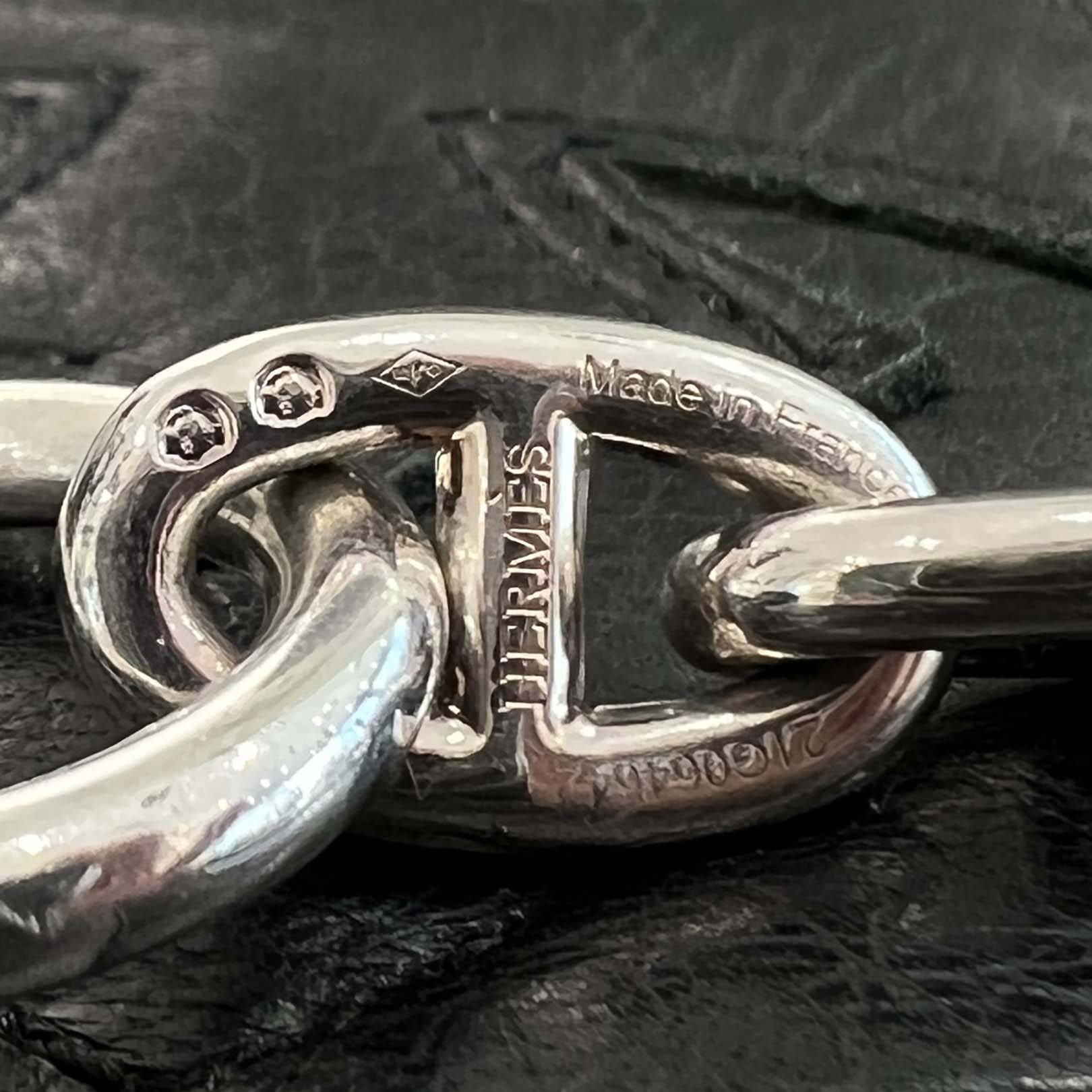 HERMES Chaine d'Ancre Necklace MM 39コマ エルメス シェーヌダンクル