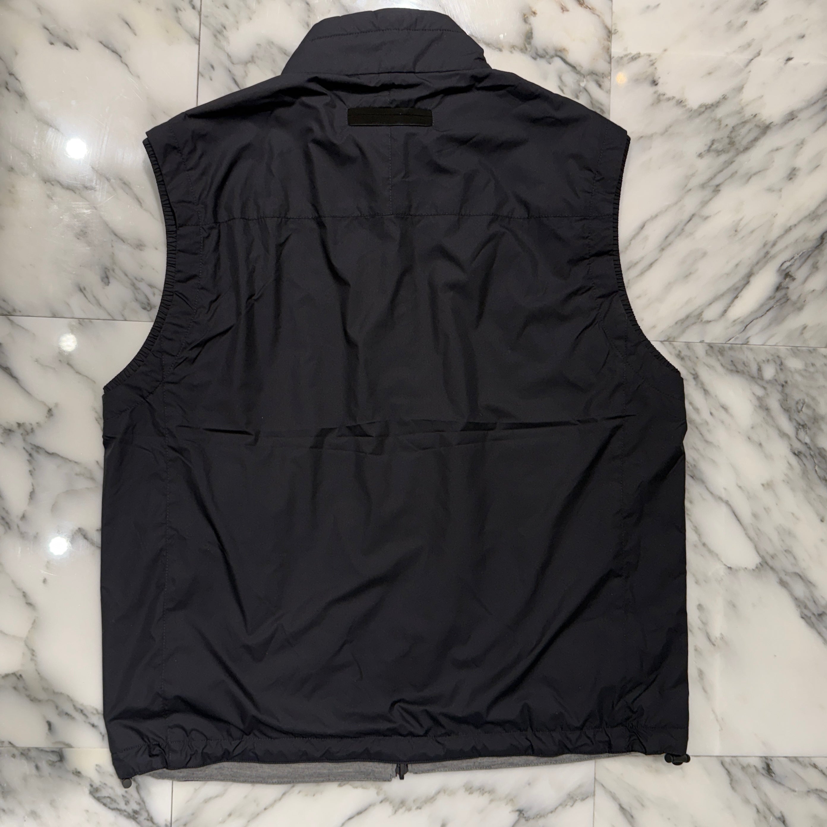 ZEGNA Microfiber Reversible BREZZA Vest E7T33 7110B Size 52 ゼニア マイクロファイバー リバーシブル ブレッザ ベスト