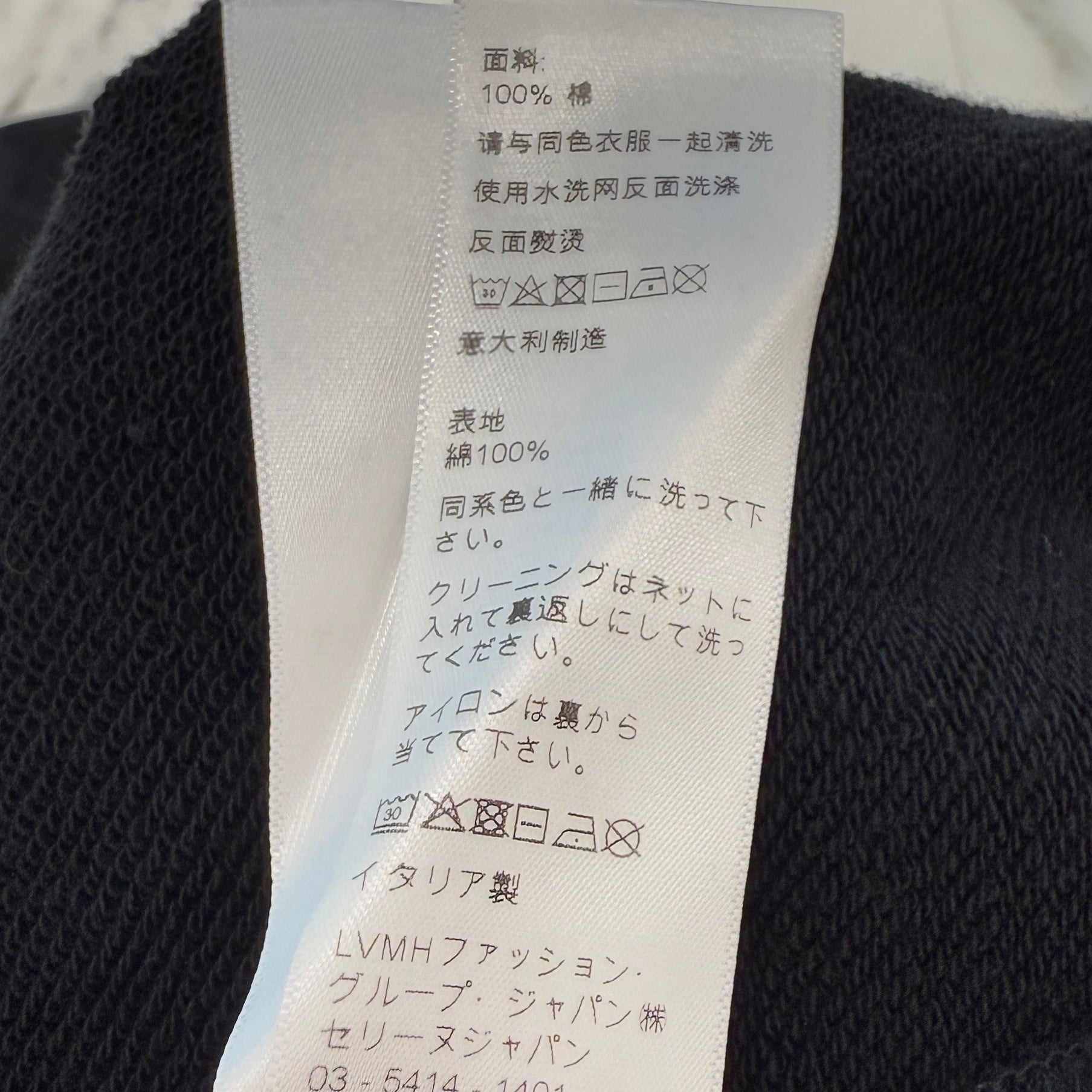 CELINE 2024AW Cotton Fleece Loose Hoodie 2Y958670Q Size L セリーヌ コットンフリース ルーズフーディ サイズ L