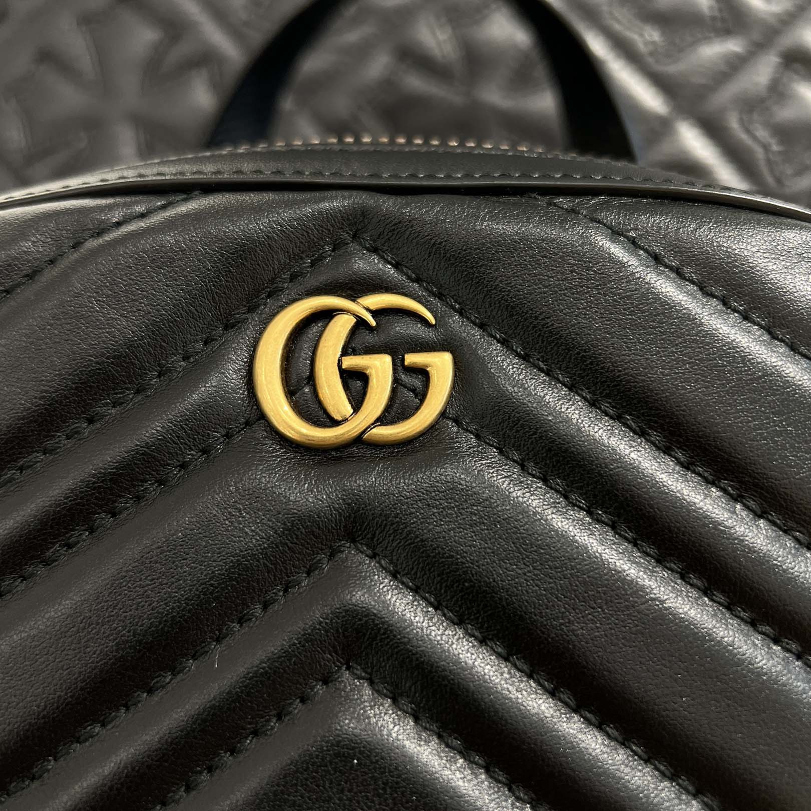 GUCCI GG Marmont Quilted Back Pack グッチ GGマーモント キルティングバッグパック