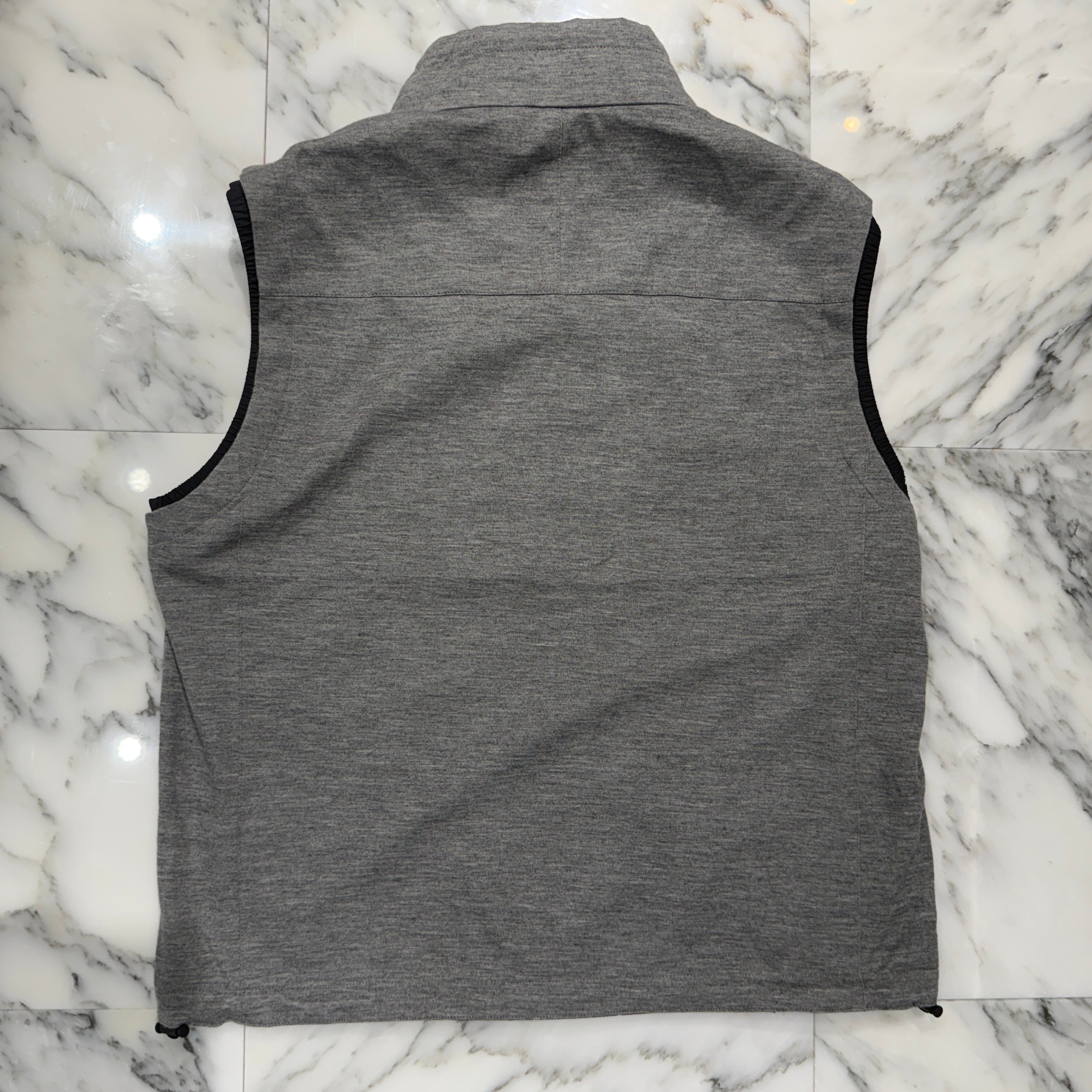 ZEGNA Microfiber Reversible BREZZA Vest E7T33 7110B Size 52 ゼニア マイクロファイバー リバーシブル ブレッザ ベスト