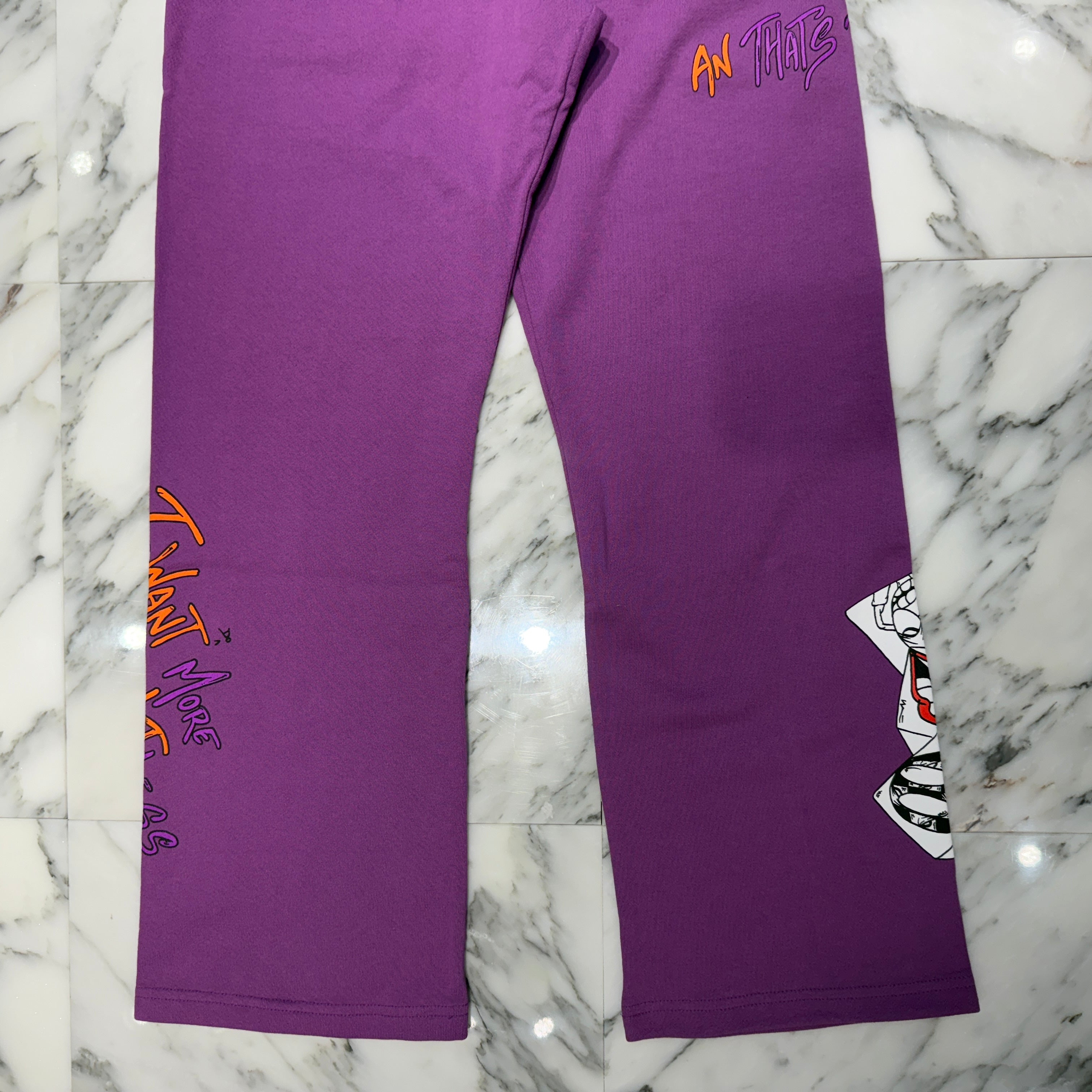 CHROME HEARTS × MATTY BOY 2024AW "I WANT MORE NOT LESS" Sweat Pants Size M クロムハーツ × マッティボーイ "アイウォント モア ノット レス" スウェットパンツ サイズM