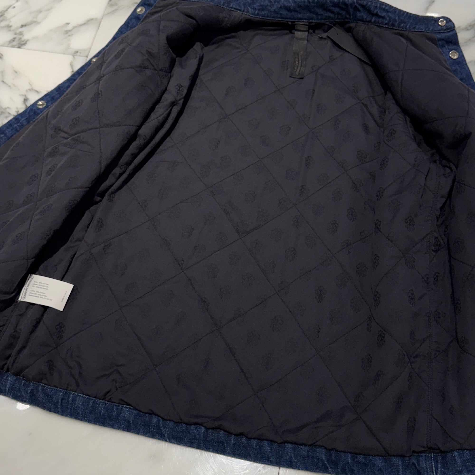 CHROME HEARTS Y NOT WORK DOG Denim Jacket Size M クロムハーツ ワイノット ワークドッグ デニムジャケット サイズM