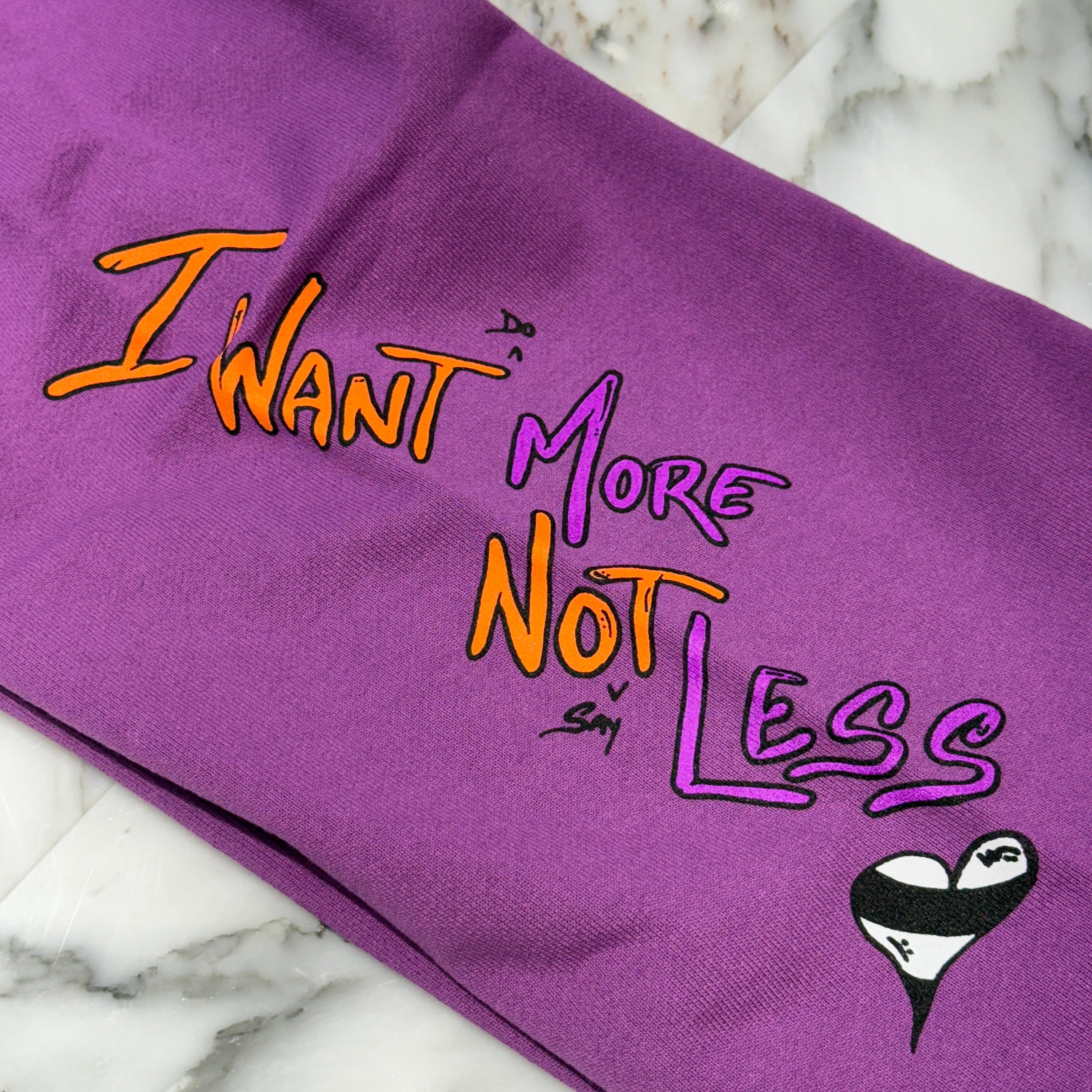 CHROME HEARTS × MATTY BOY 2024AW "I WANT MORE NOT LESS" Sweat Pants Size M クロムハーツ × マッティボーイ "アイウォント モア ノット レス" スウェットパンツ サイズM