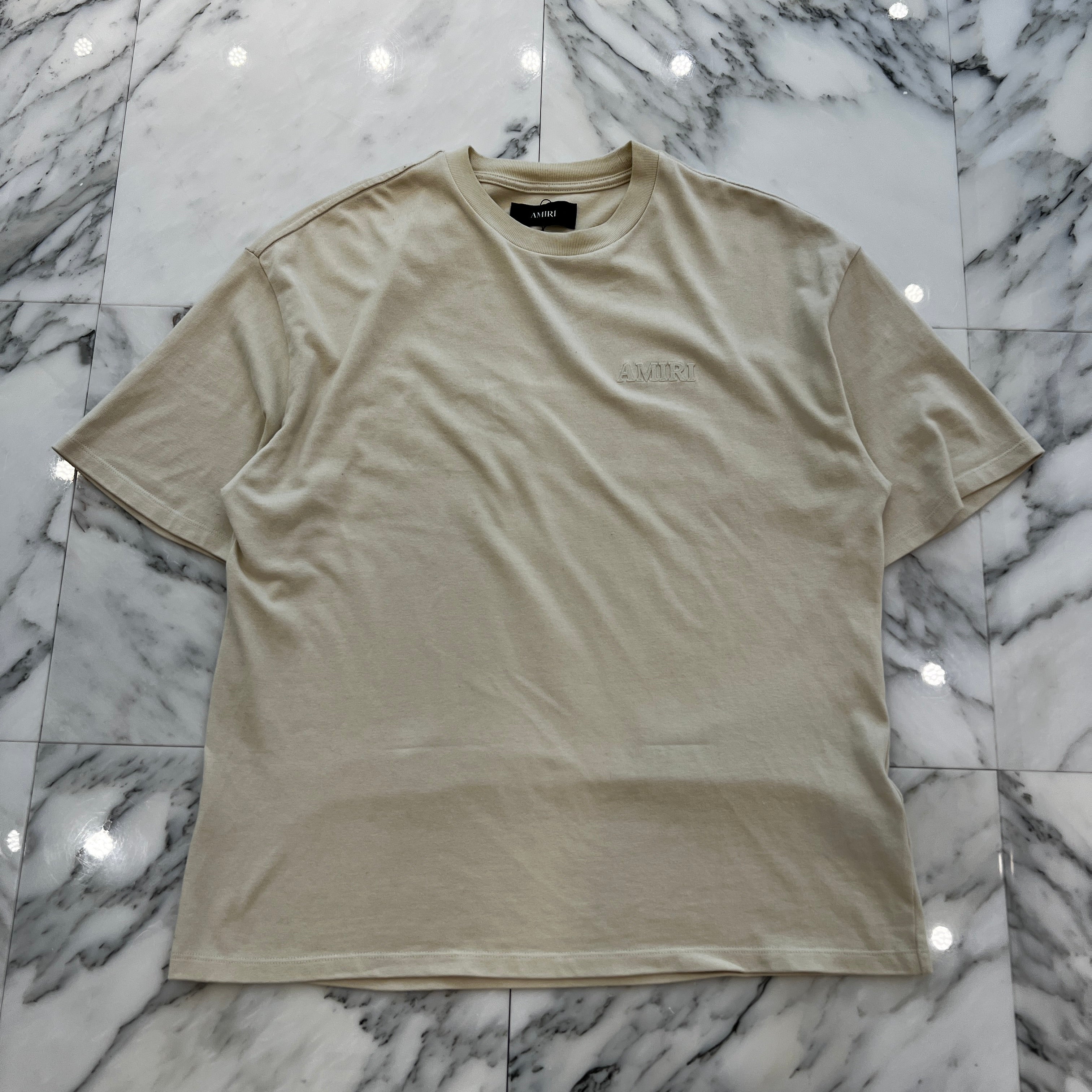 AMIRI Logo Embroidered Over Sized Tee Size L アミリ ロゴ刺繍オーバーサイズTシャツ サイズL