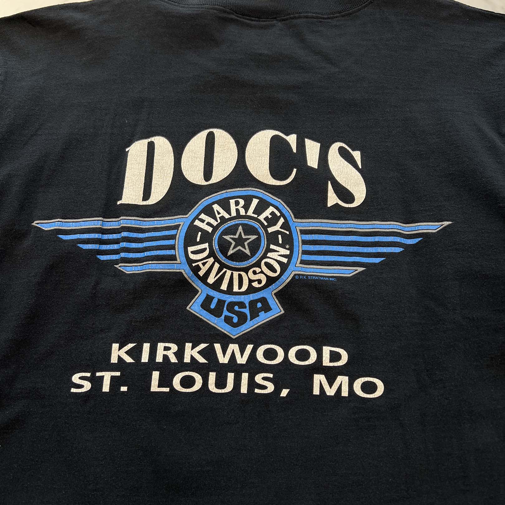 Vintage 90’s Harley-Davidson Blue Flame Long Sleeve Tee Size L ハーレー・ダビットソン ブルーフレイム ロングスリーブTシャツ サイズL