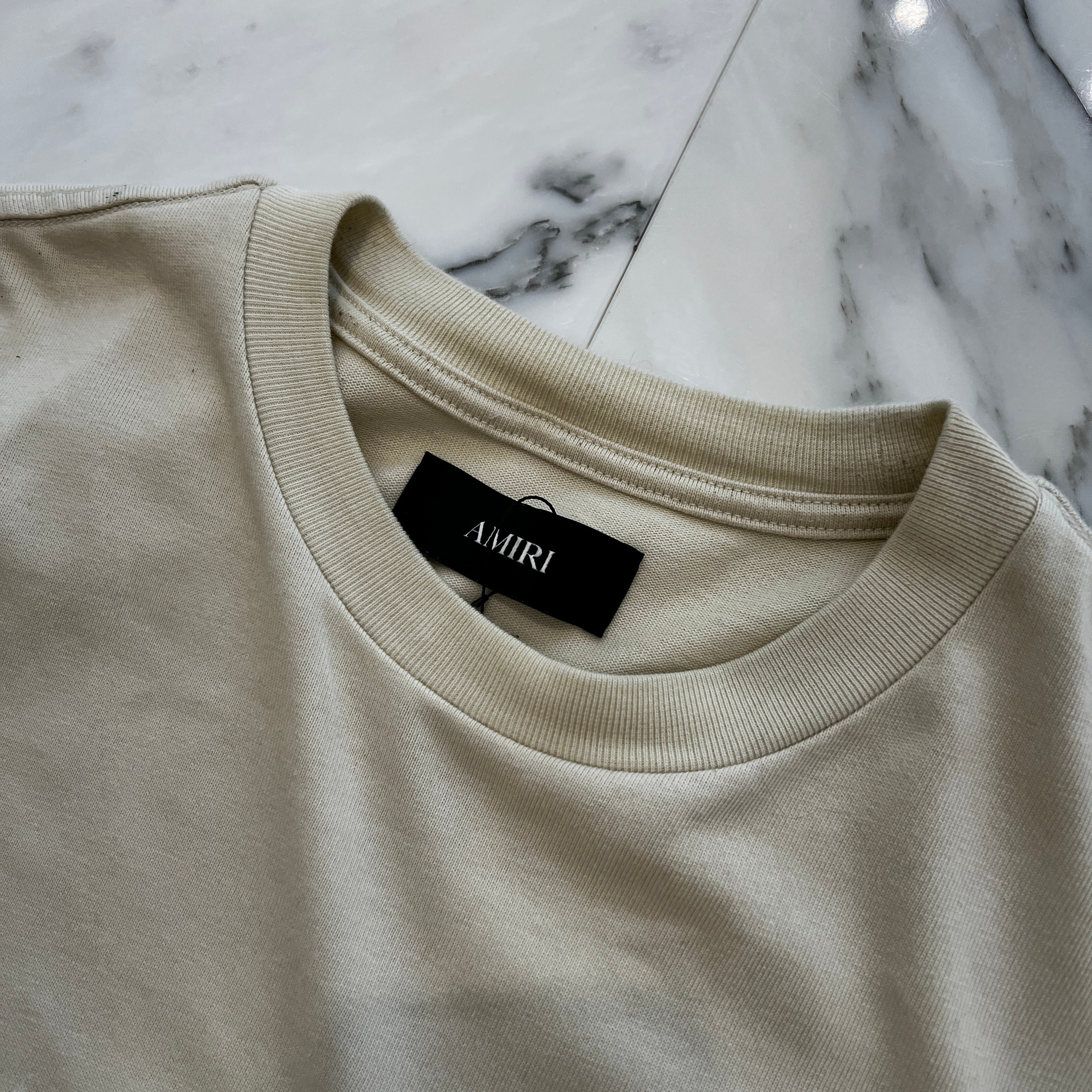 AMIRI Logo Embroidered Over Sized Tee Size L アミリ ロゴ刺繍オーバーサイズTシャツ サイズL