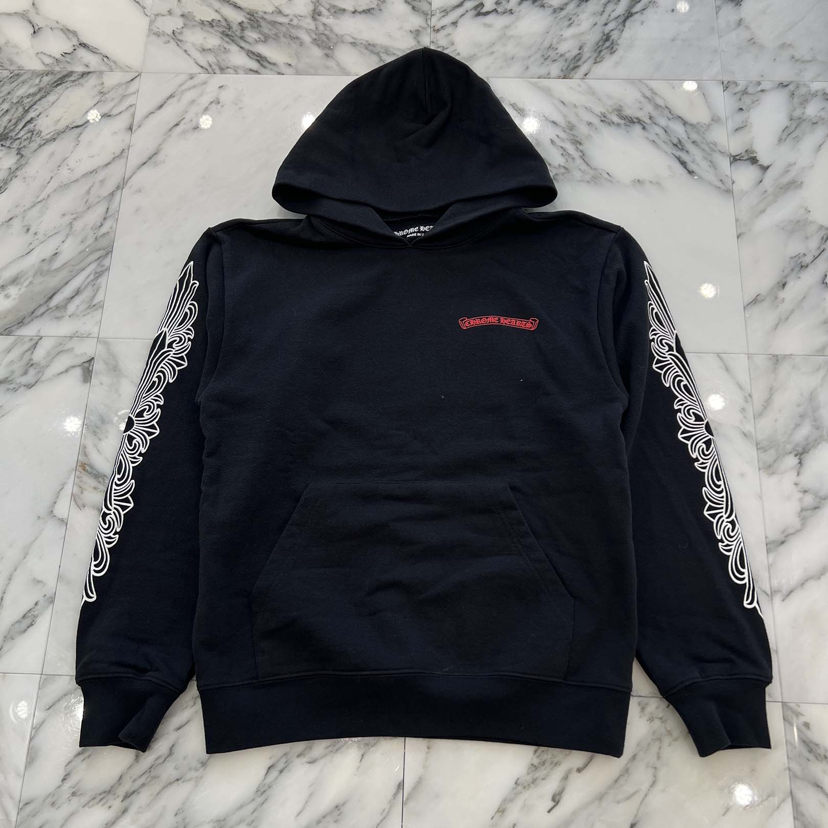 CHROME HEARTS × MATTY BOY 99 Eyes Chomper Pullover Hoodie Size M