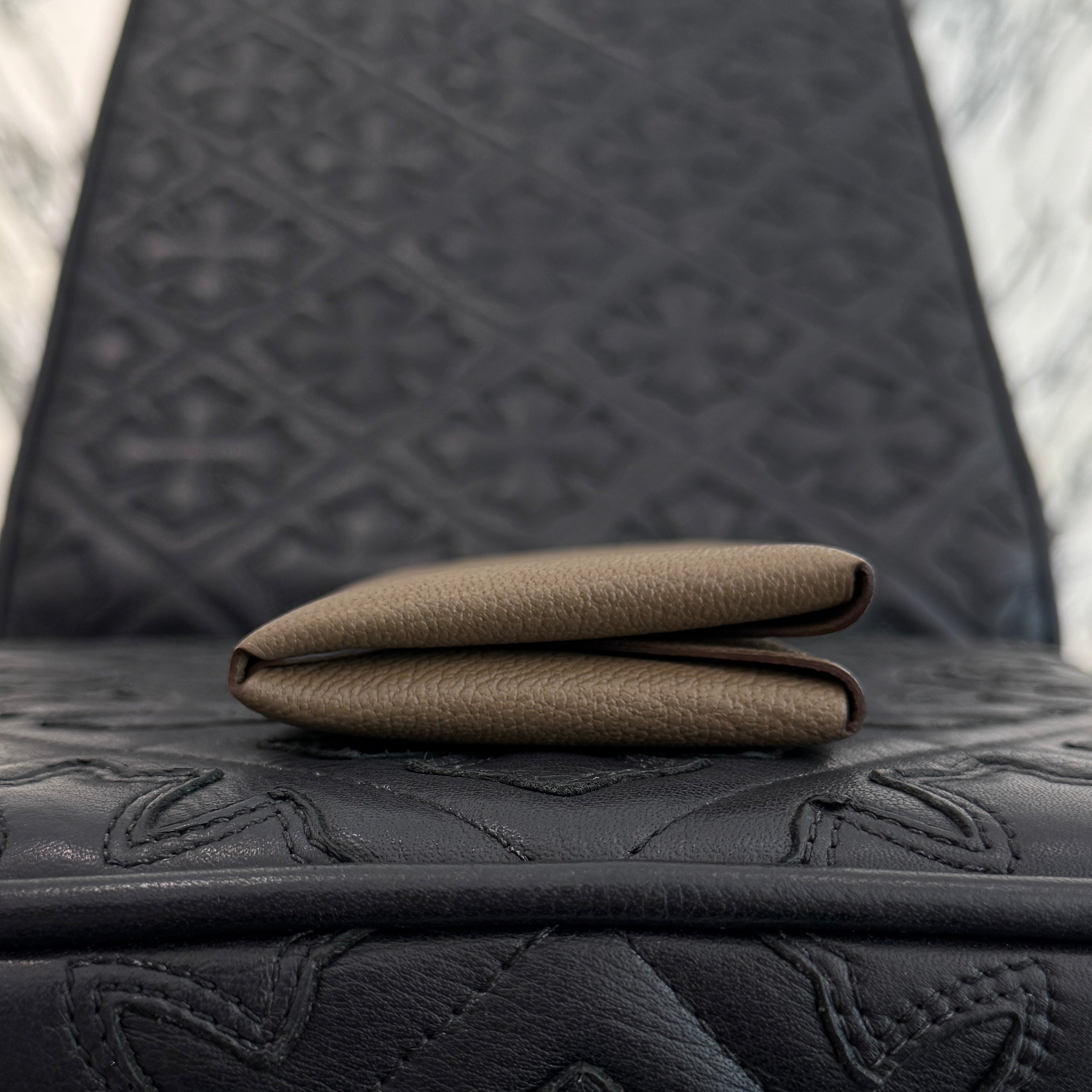 HERMES Calvi Duo Card Case "Etoupe" W刻印 エルメス カルヴィデュオ カードケース "エトゥープ" W刻印