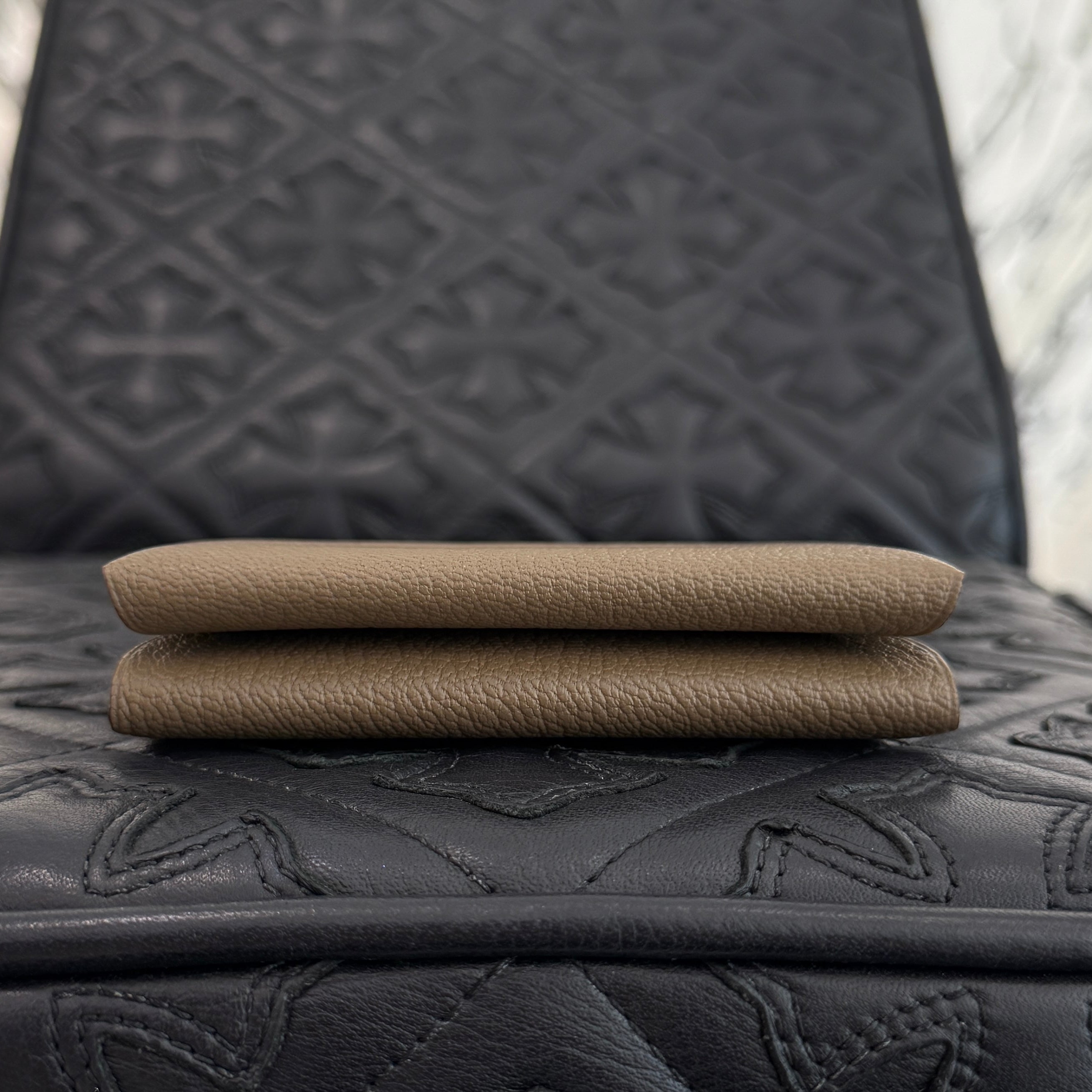 HERMES Calvi Duo Card Case "Etoupe" W刻印 エルメス カルヴィデュオ カードケース "エトゥープ" W刻印