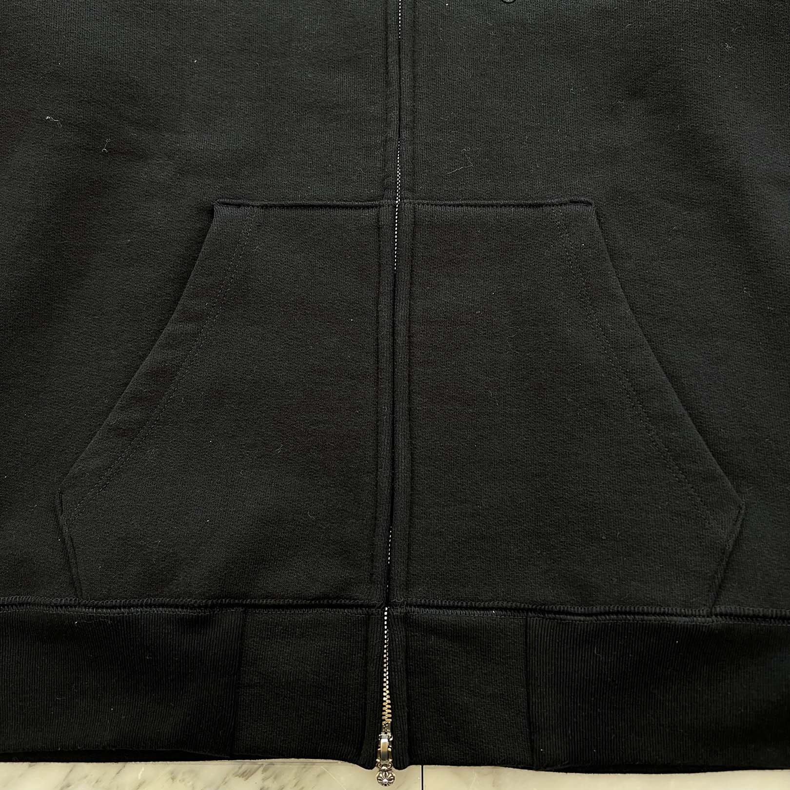 CHROME HEARTS Y NOT 3 Cemetery Cross Patch Zip Up Hoodie Size M クロムハーツ ワイノット 3セメタリークロスパッチ ジップ アップフーディ サイズM