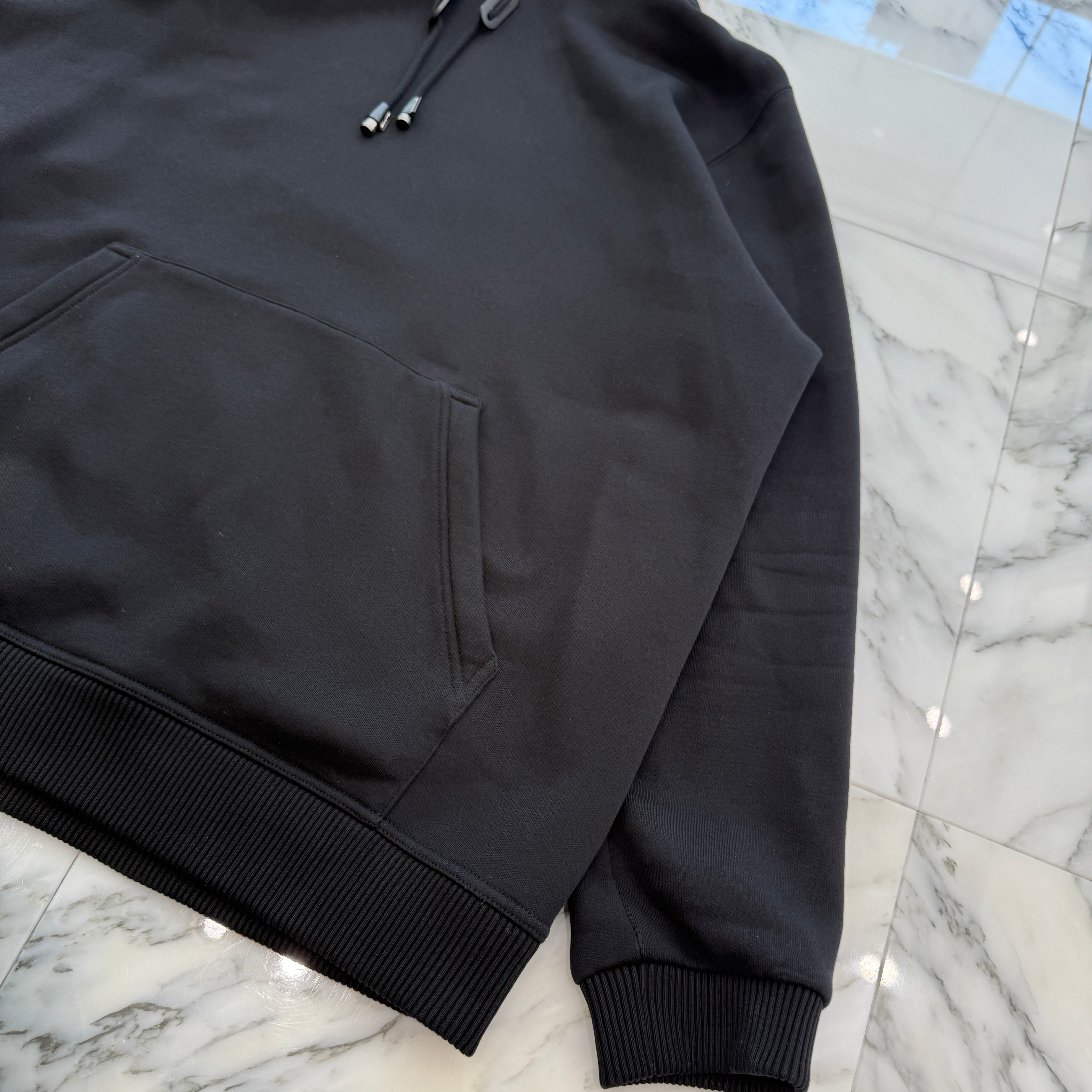 BURBERRY 2021AW Check Hood Cotton Blend Pullover Hoodie 8045004