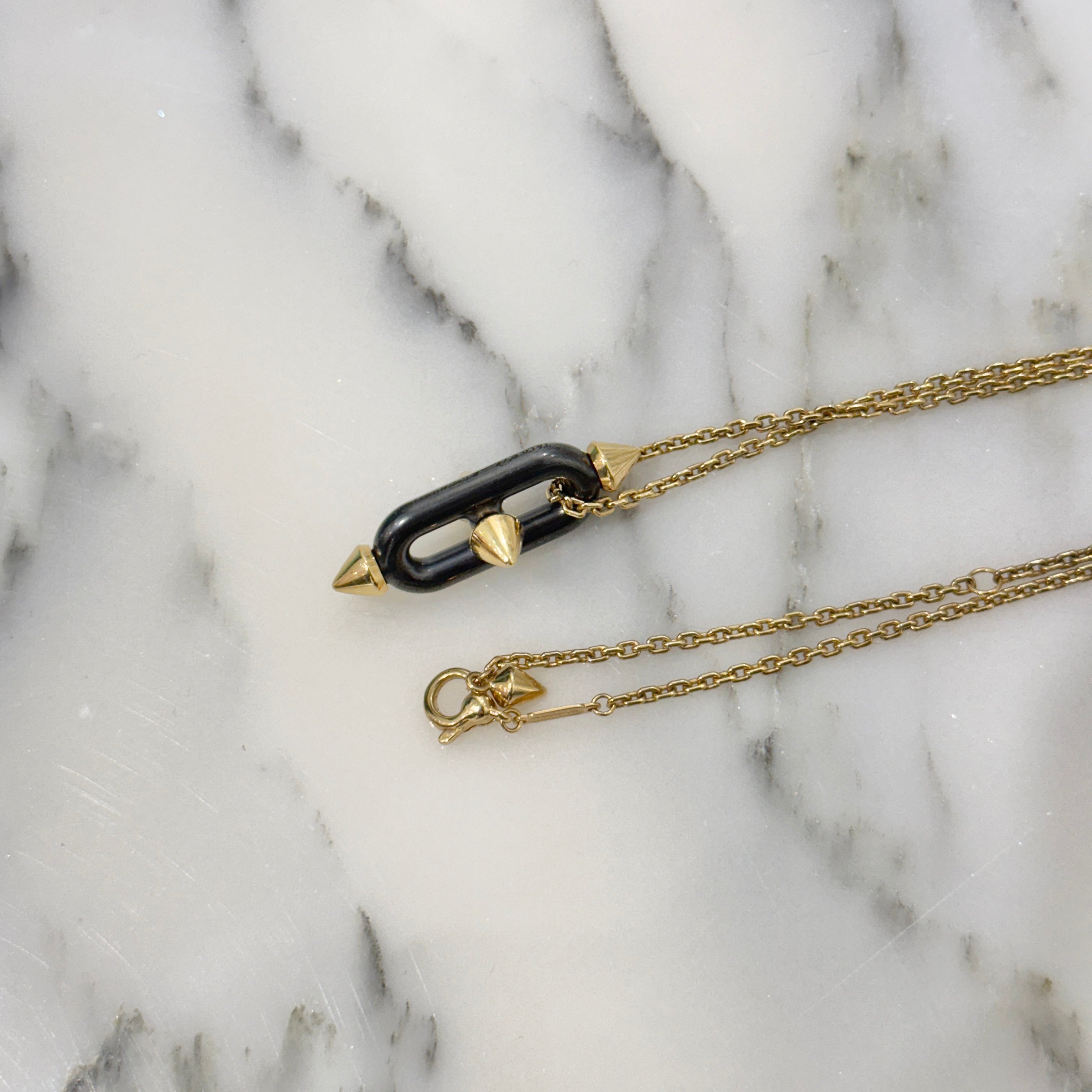 Tiffany Co. 2024SS Titan by Pharrell Williams Titanium And Yellow Gold Pendant ティファニー × ファレルウィリアムス チタニュウムアンドイエローゴールドペンダント