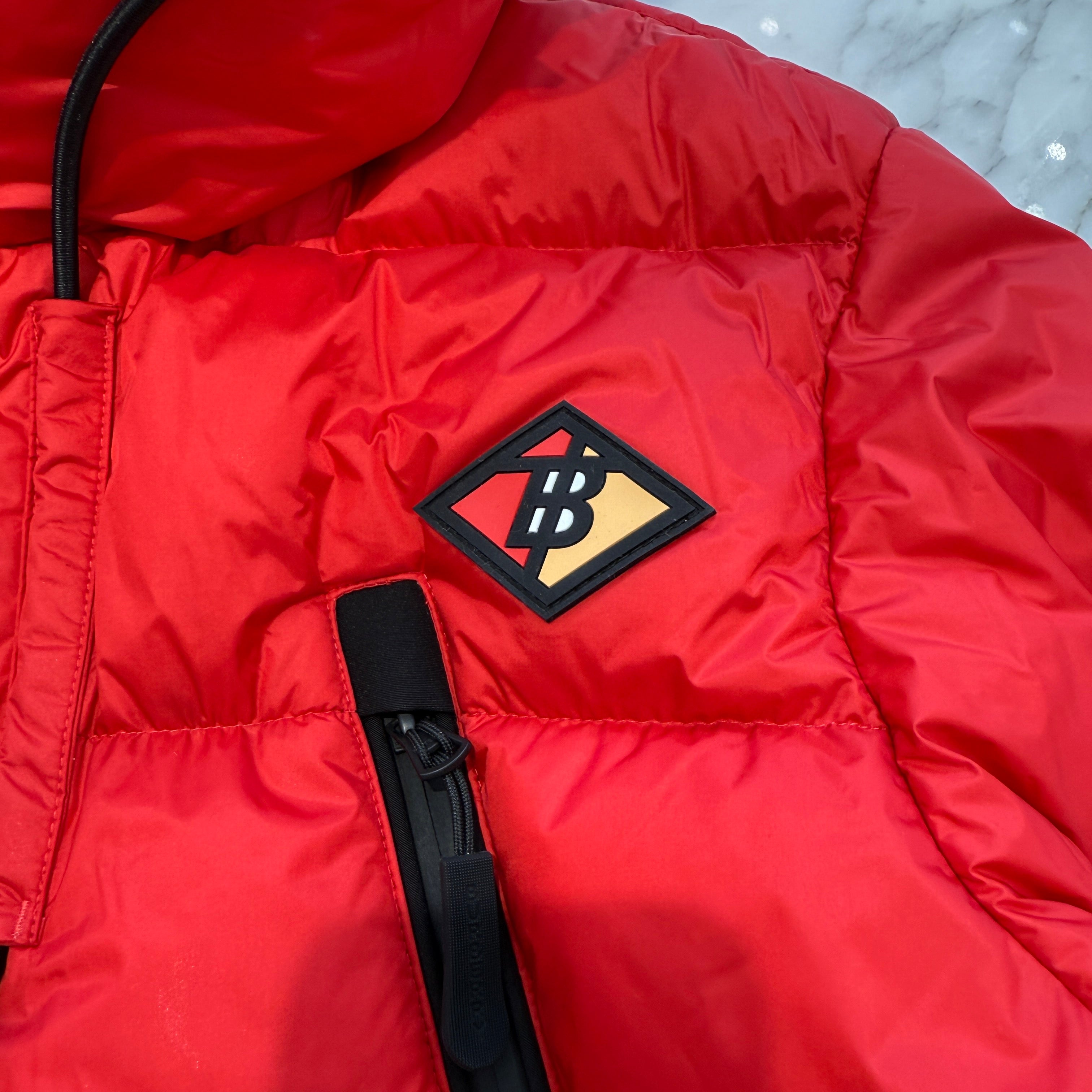 BURBERRY Rubber Logo Patch Down Jacket 8021685 69F Size L バーバリー ラバーロゴパッチ ダウンジャケット サイズL