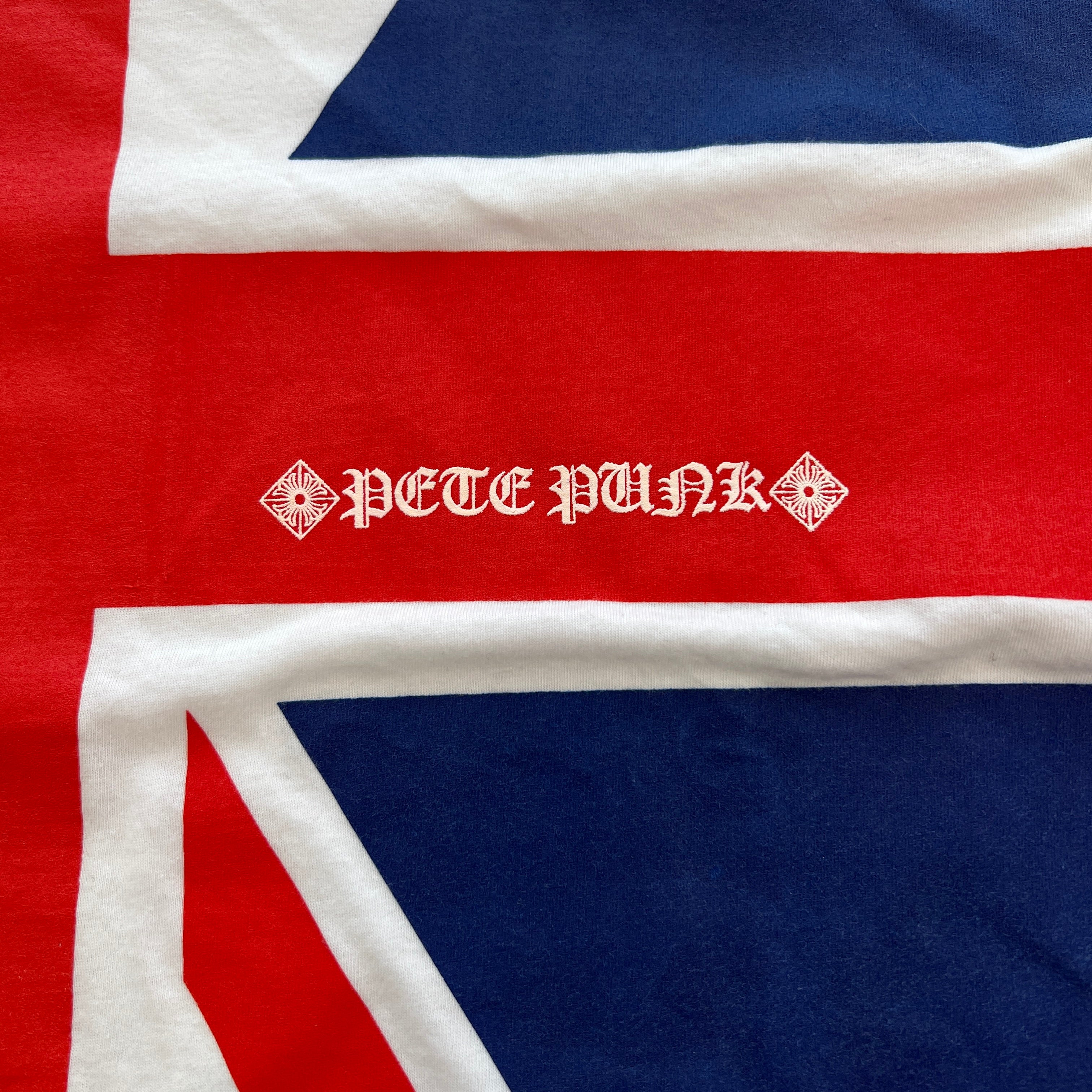 CHROME HEARTS Union Jack Neck Logo Tee Size XL クロムハーツ ユニオンジャック ネックロゴ Tシャツ サイズXL