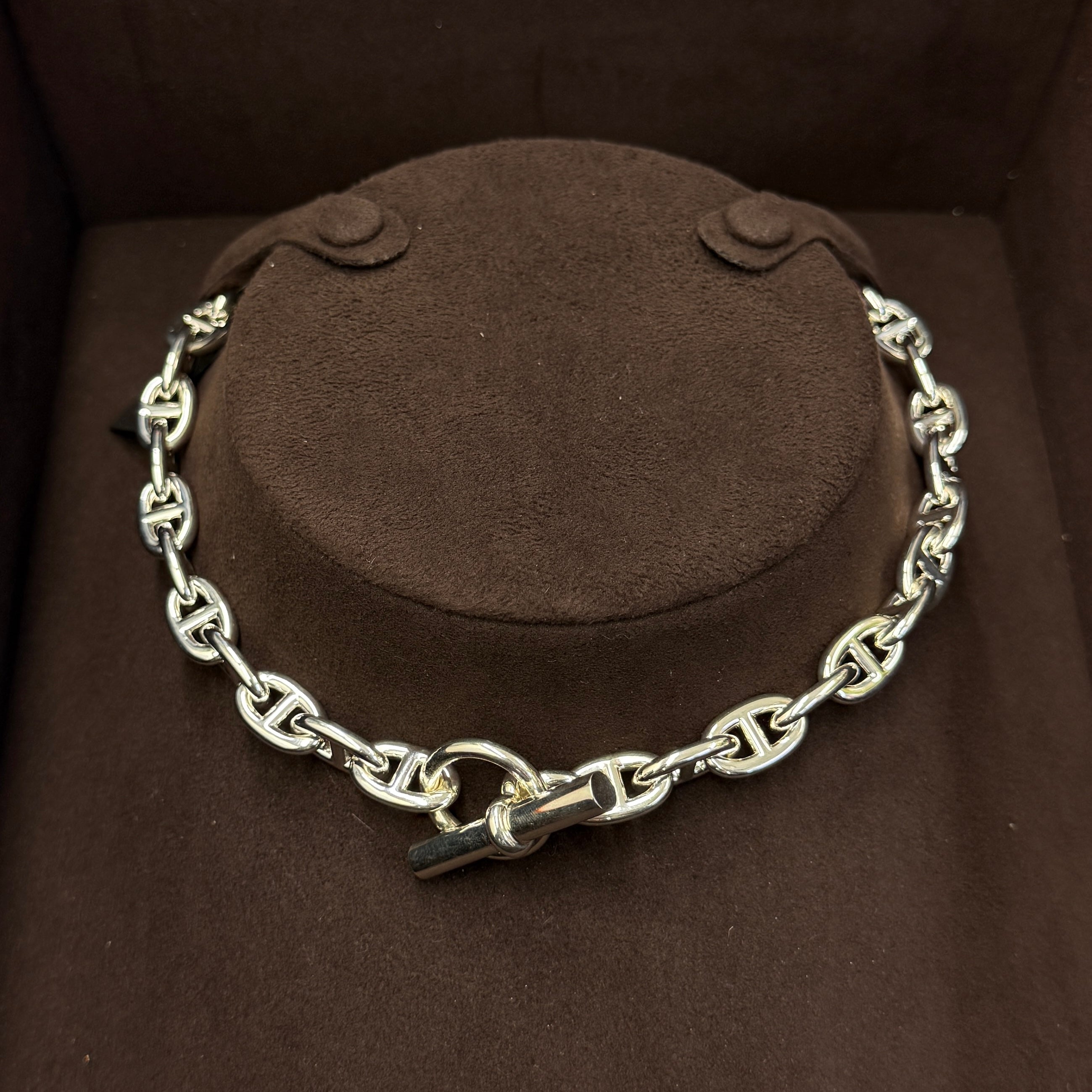 HERMES Chaine d’Ancre Necklace MM 36コマ エルメス シェーヌダンクル ネックレス MM 36コマ