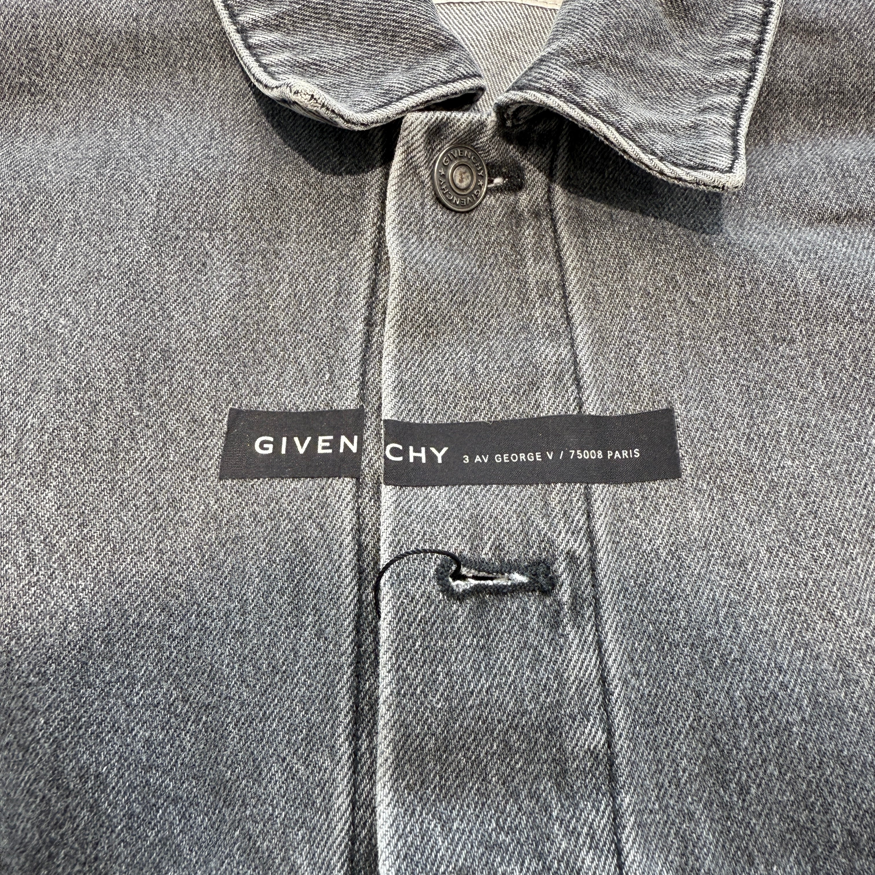 GIVENCHY Gradient Vintage Denim Jacket BM00KT50JG Size M ジバンシィ グラデーション ヴィンテージ デニムジャケット サイズM