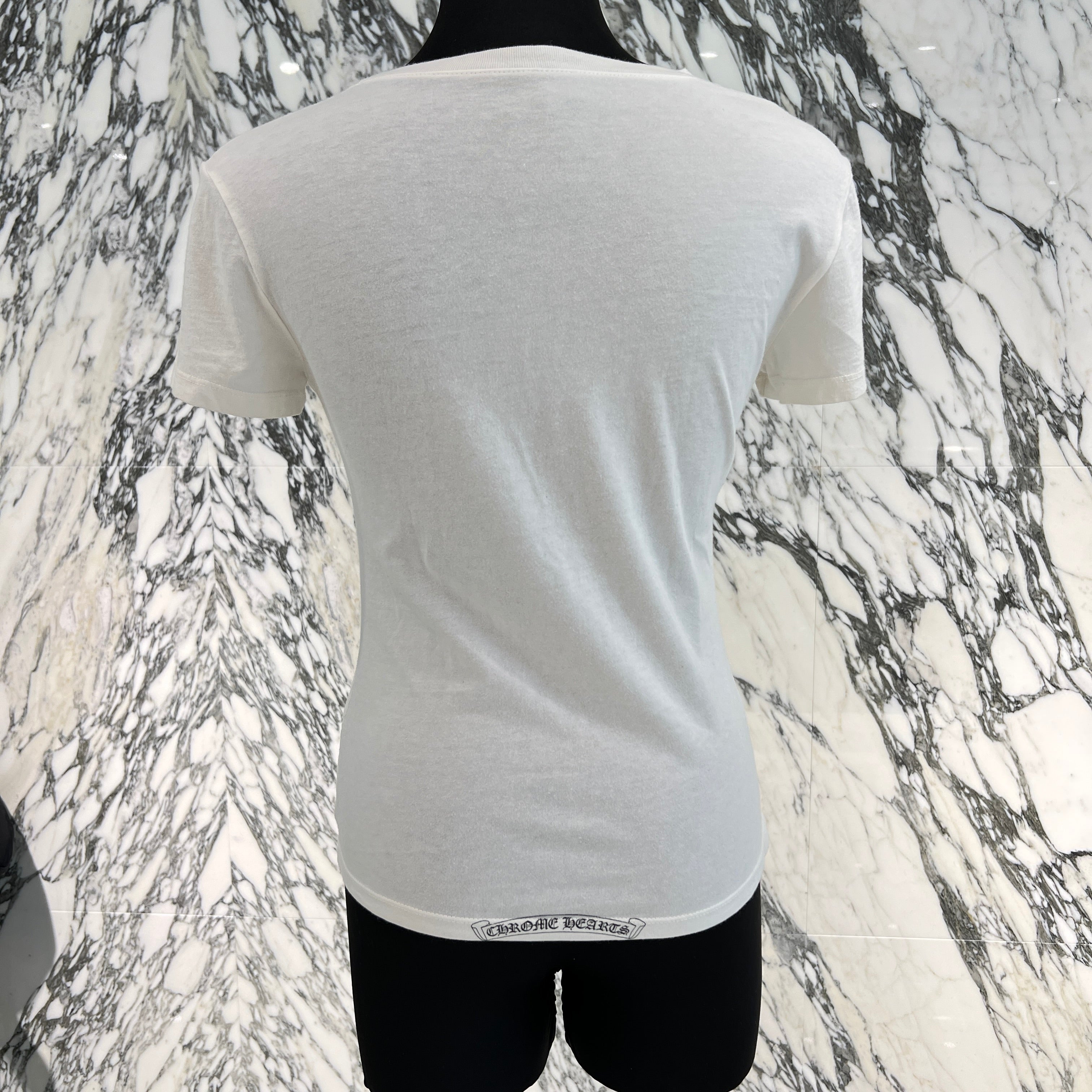 CHROME HEARTS レディース ホースシュー Tシャツ XSサイズ CHROME HEARTS Horseshoe Cross Ladies Tee Size XS クロム