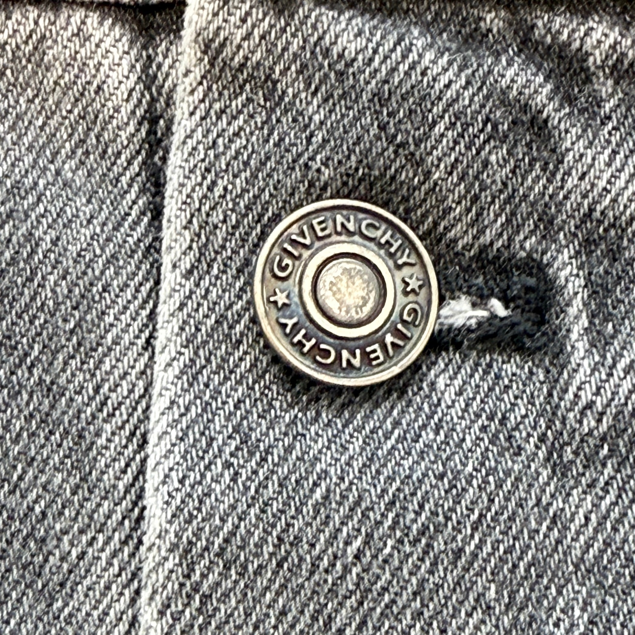 GIVENCHY Gradient Vintage Denim Jacket BM00KT50JG Size M ジバンシィ グラデーション ヴィンテージ デニムジャケット サイズM