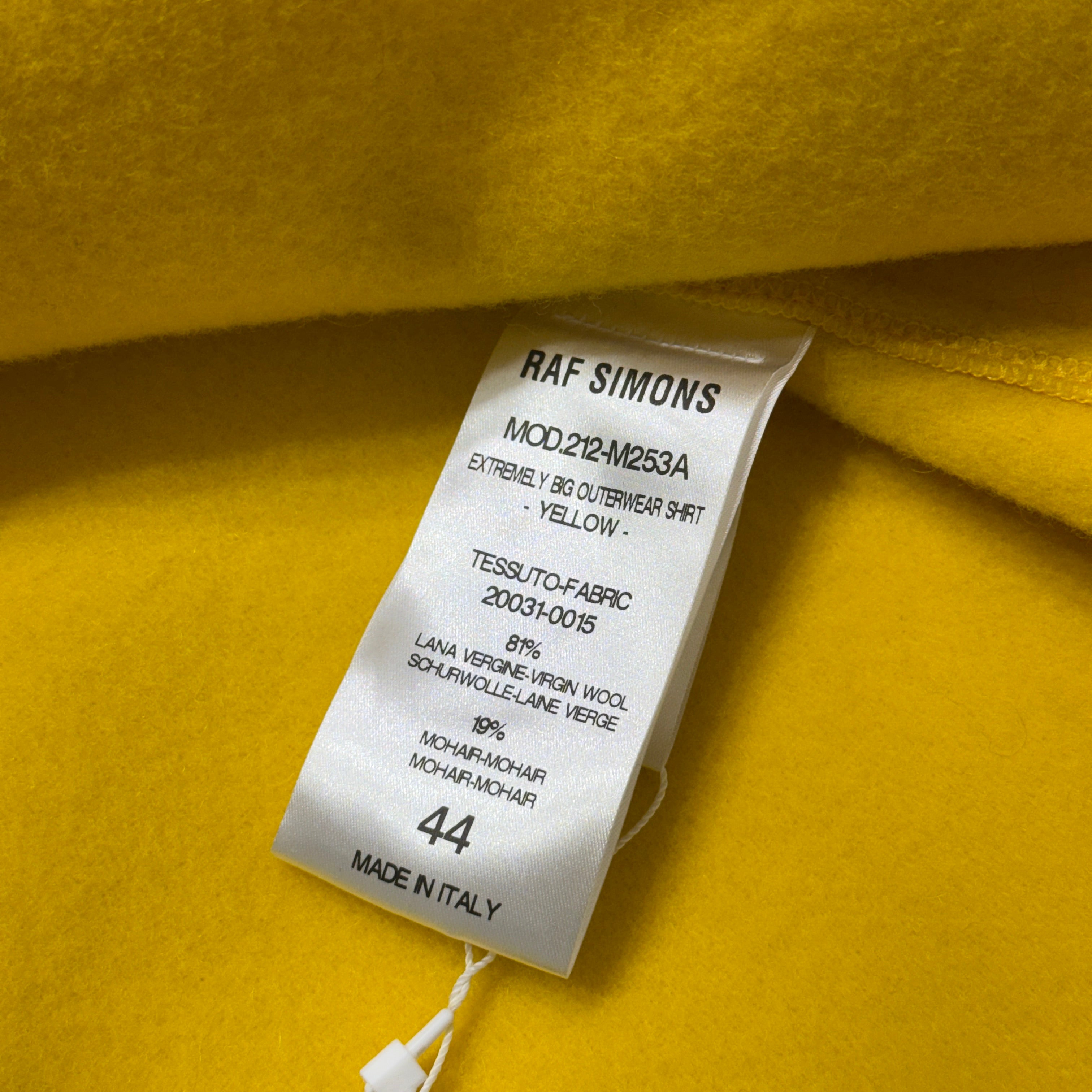 RAF SIMONS Extremely Big Outerwear Shirt 212-M253A-20031-0015 Size 44 ラフシモンズ エクストリーム ビッグアウターウェアシャツ サイズ44