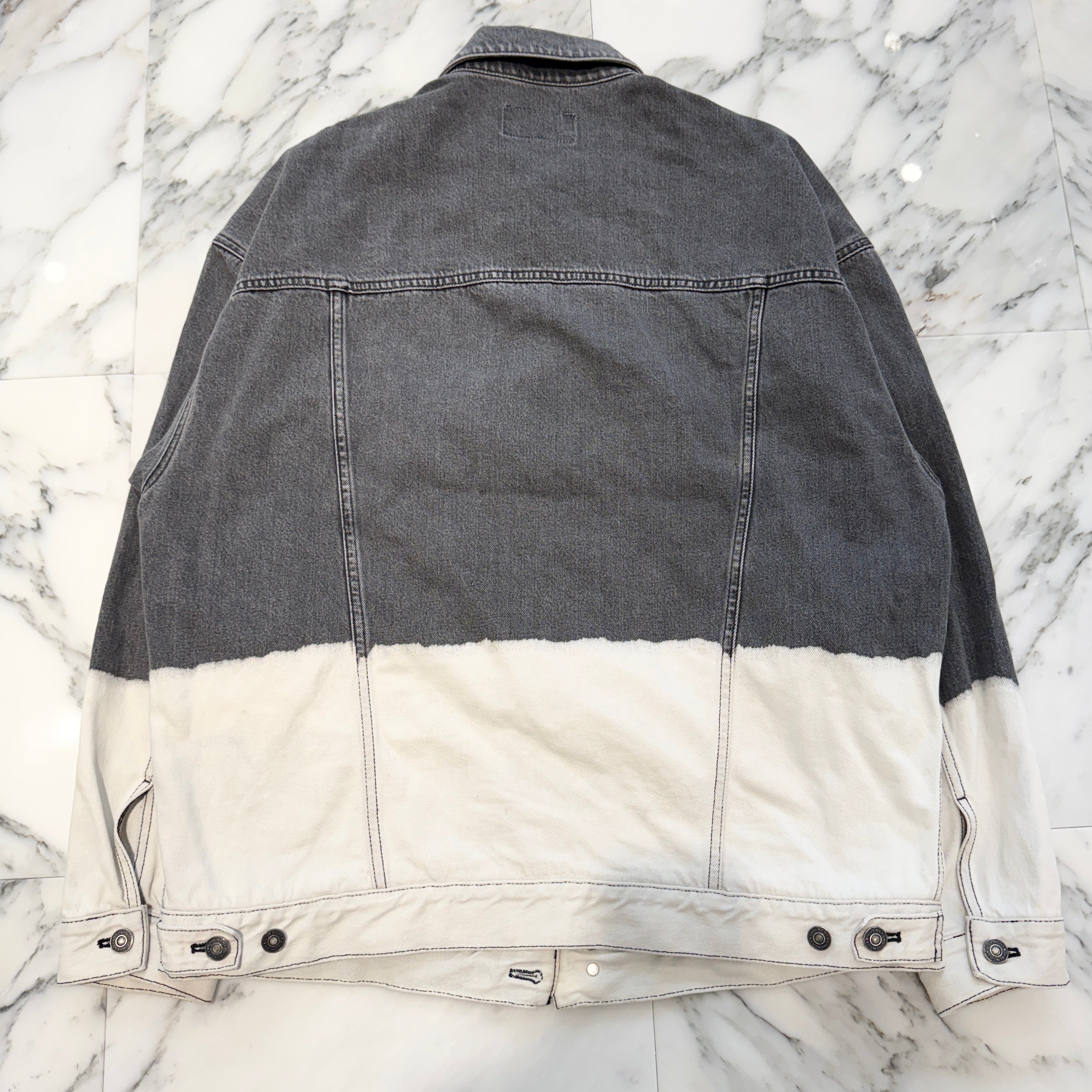 GIVENCHY Gradient Vintage Denim Jacket BM00KT50JG Size M ジバンシィ グラデーション ヴィンテージ デニムジャケット サイズM