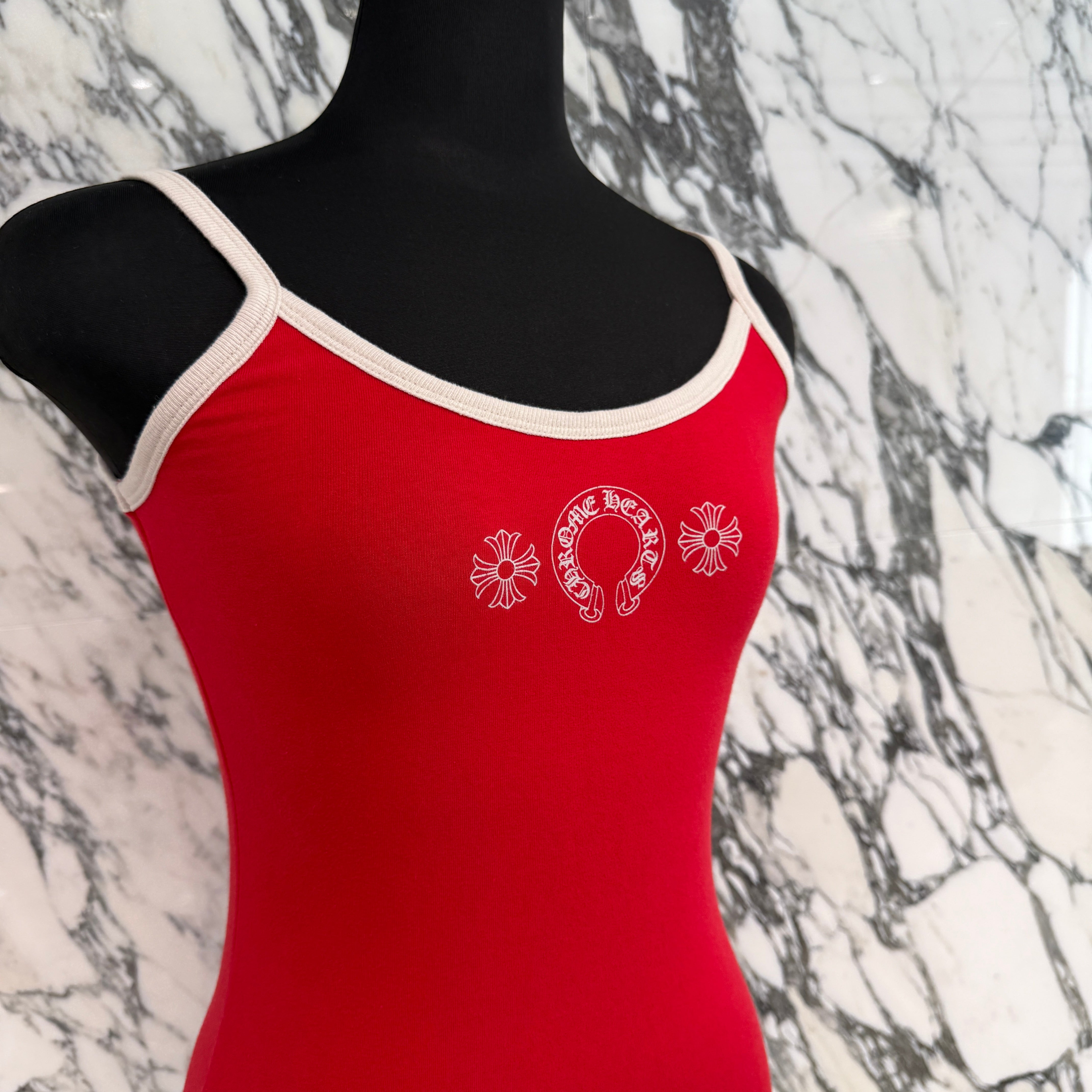 CHROME HEARTS Horseshoe Short Camisole Top Size S クロムハーツ ホースシュー ショート キャミソールトップ サイズS