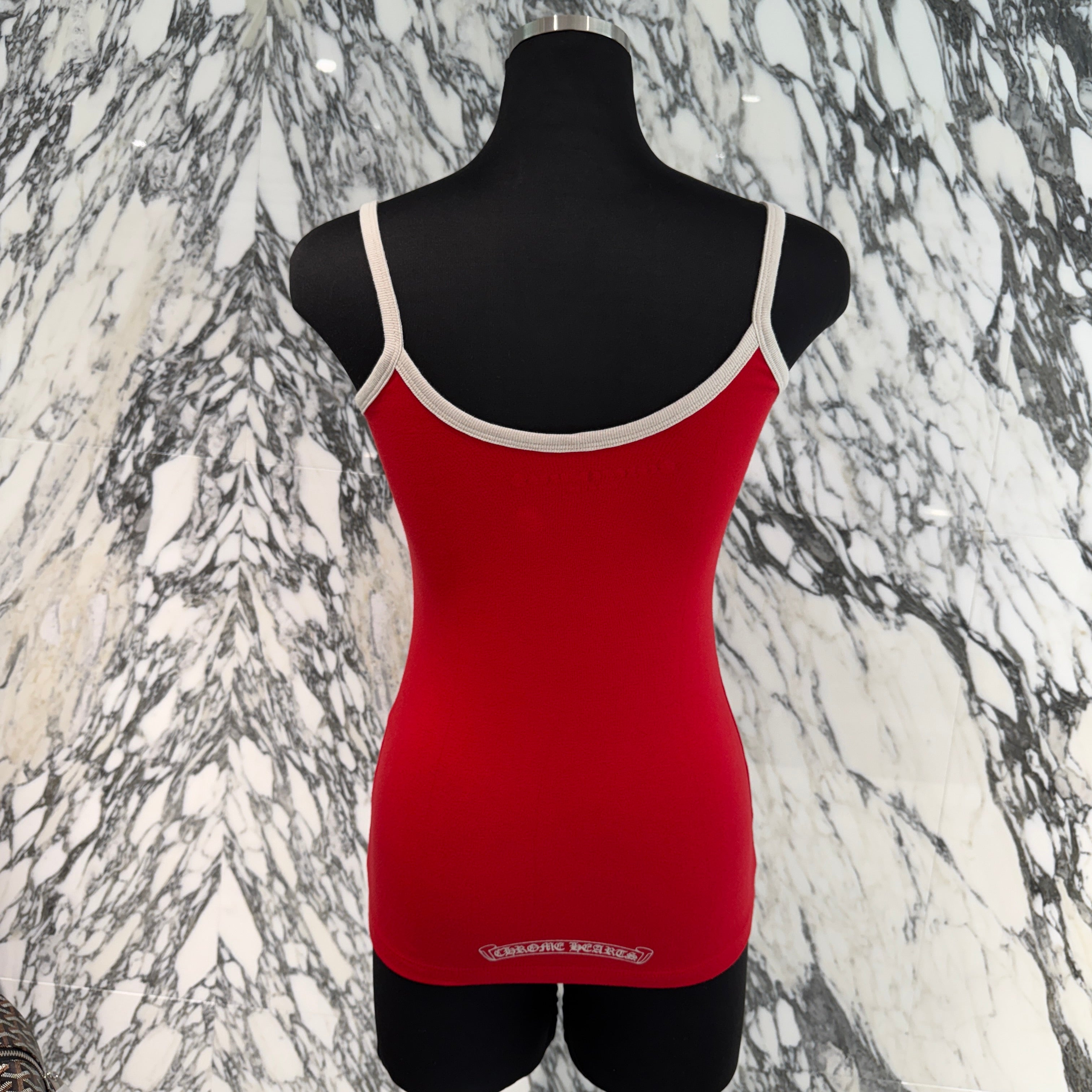 CHROME HEARTS Horseshoe Short Camisole Top Size M クロムハーツ ホースシュー ショート キャミソールトップ サイズM