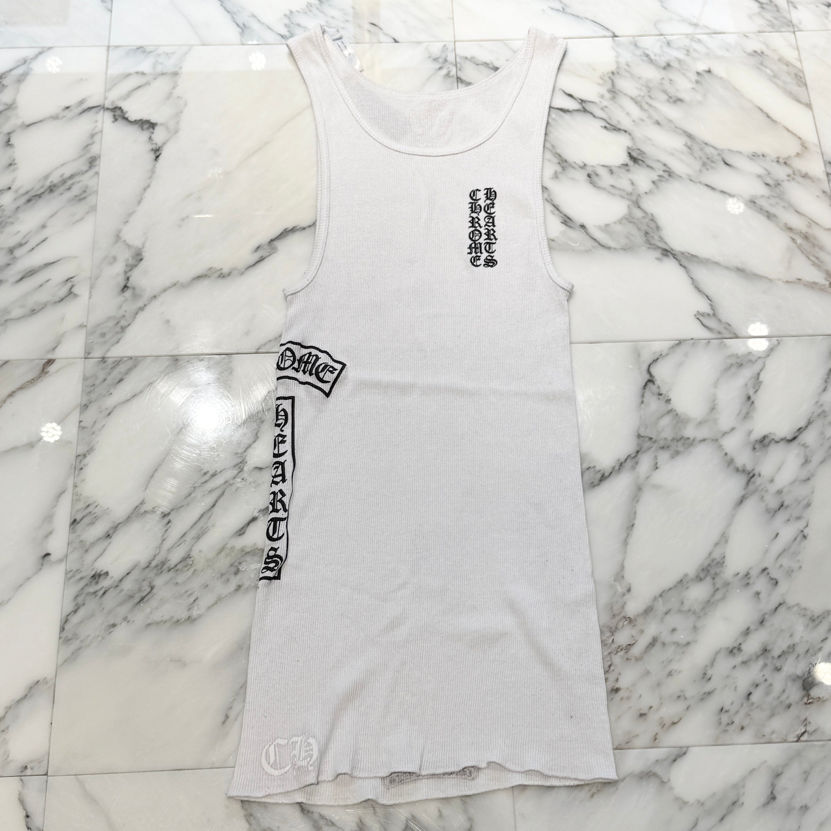 CHROME HEARTS Vertical Side Logo Tank Top Size XL クロムハーツ ヴァーティカル サイドロゴ タンクトップ サイズXL
