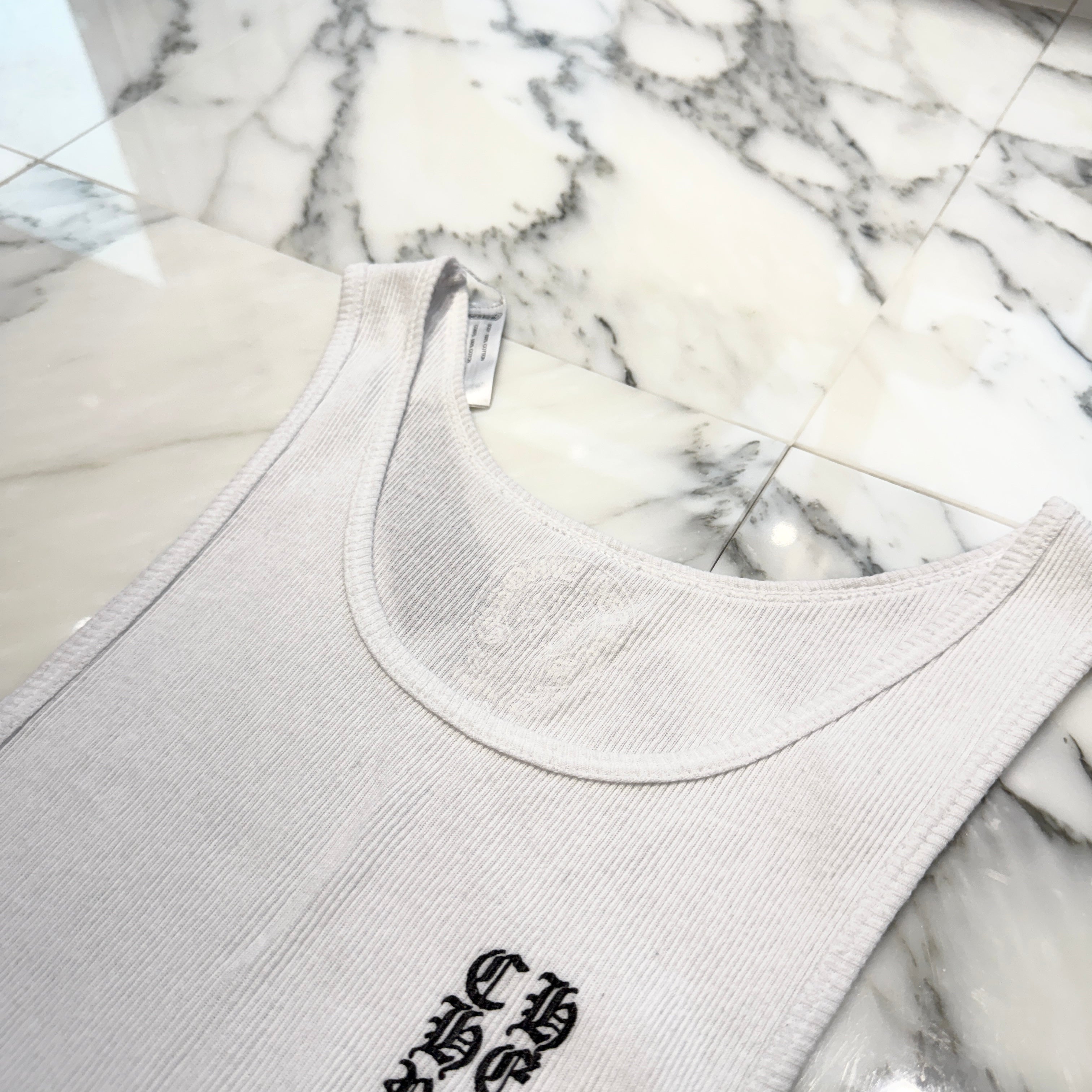 CHROME HEARTS Vertical Side Logo Tank Top Size XL クロムハーツ ヴァーティカル サイドロゴ タンクトップ サイズXL