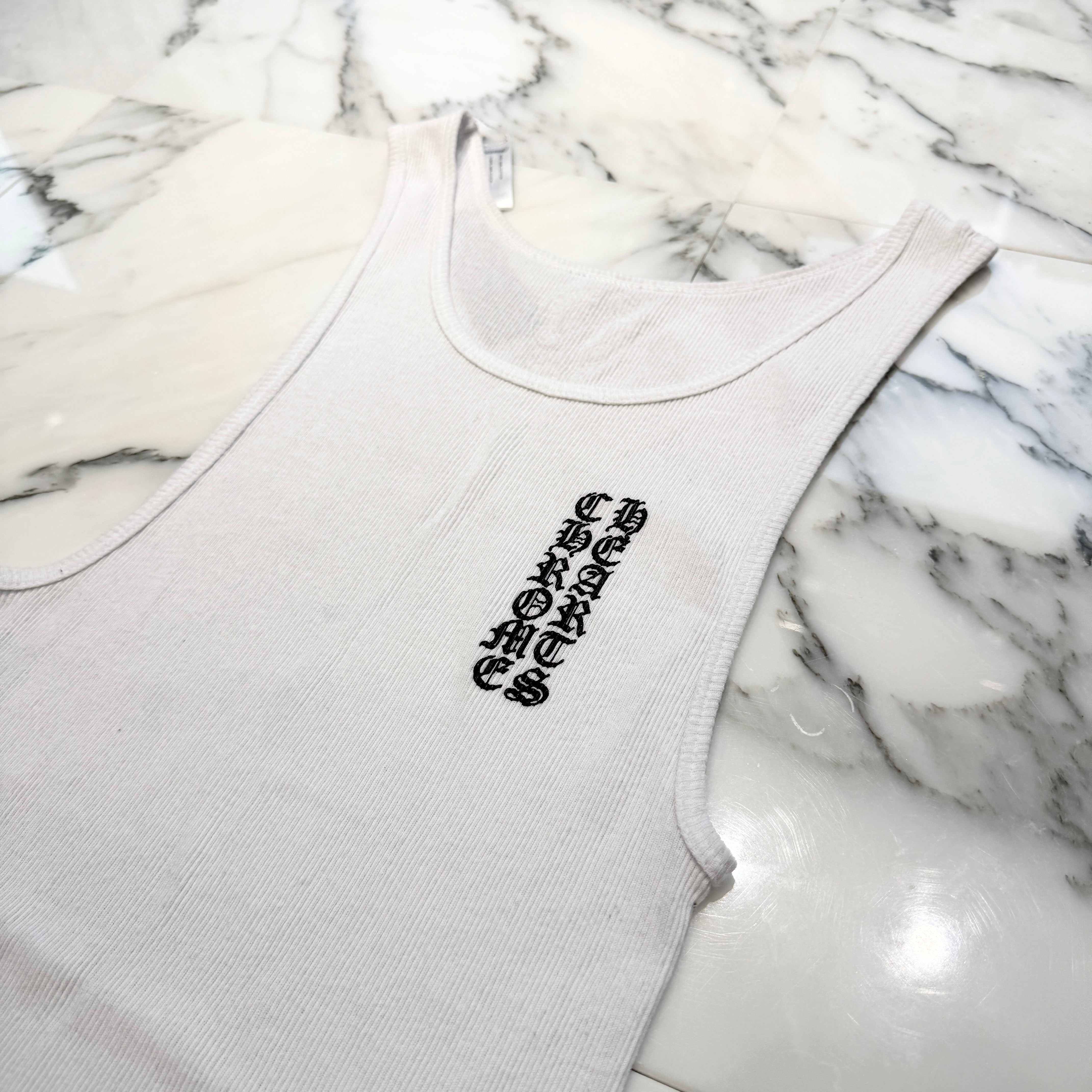 CHROME HEARTS Vertical Side Logo Tank Top Size XL クロムハーツ ヴァーティカル サイドロゴ タンクトップ サイズXL