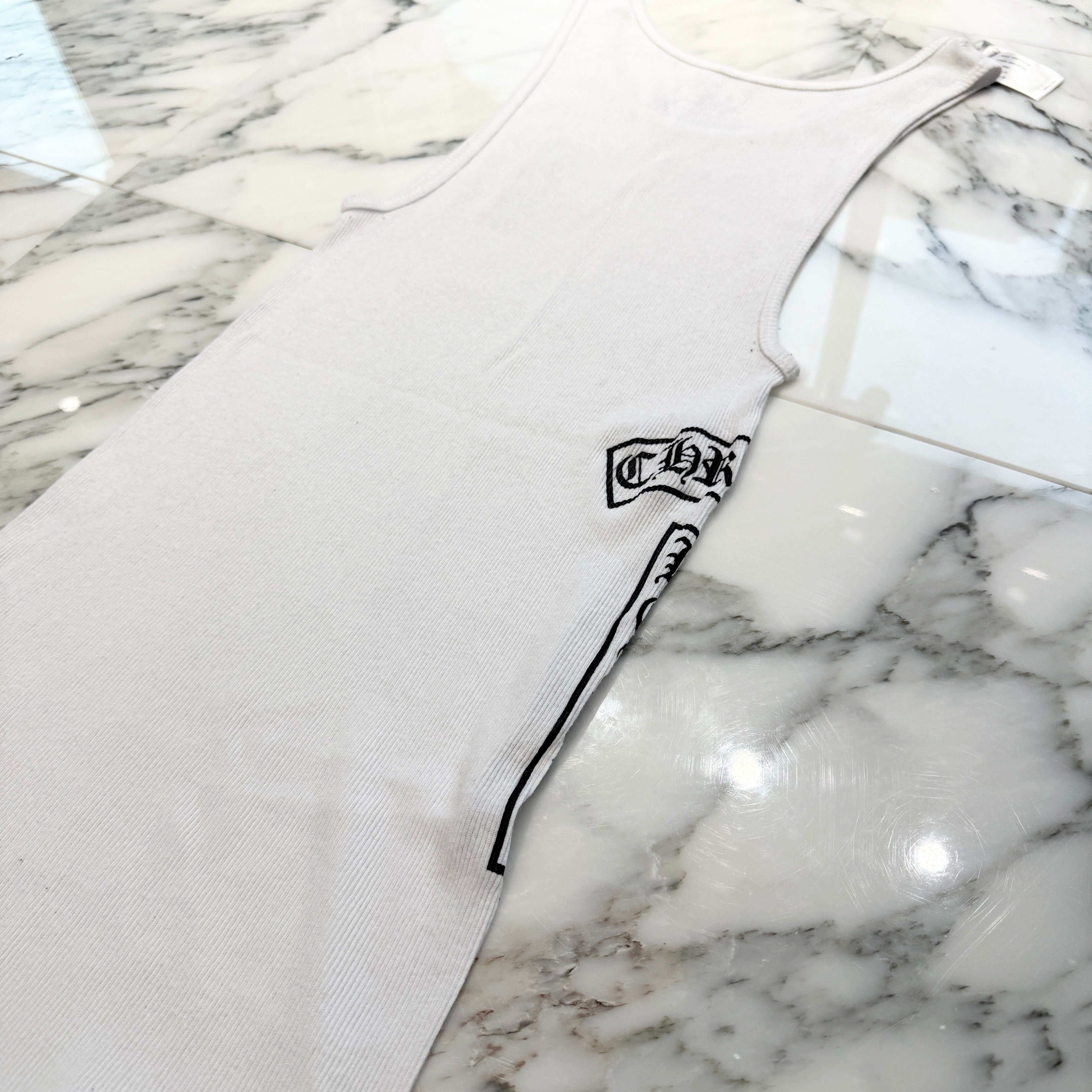 CHROME HEARTS Vertical Side Logo Tank Top Size XL クロムハーツ ヴァーティカル サイドロゴ タンクトップ サイズXL