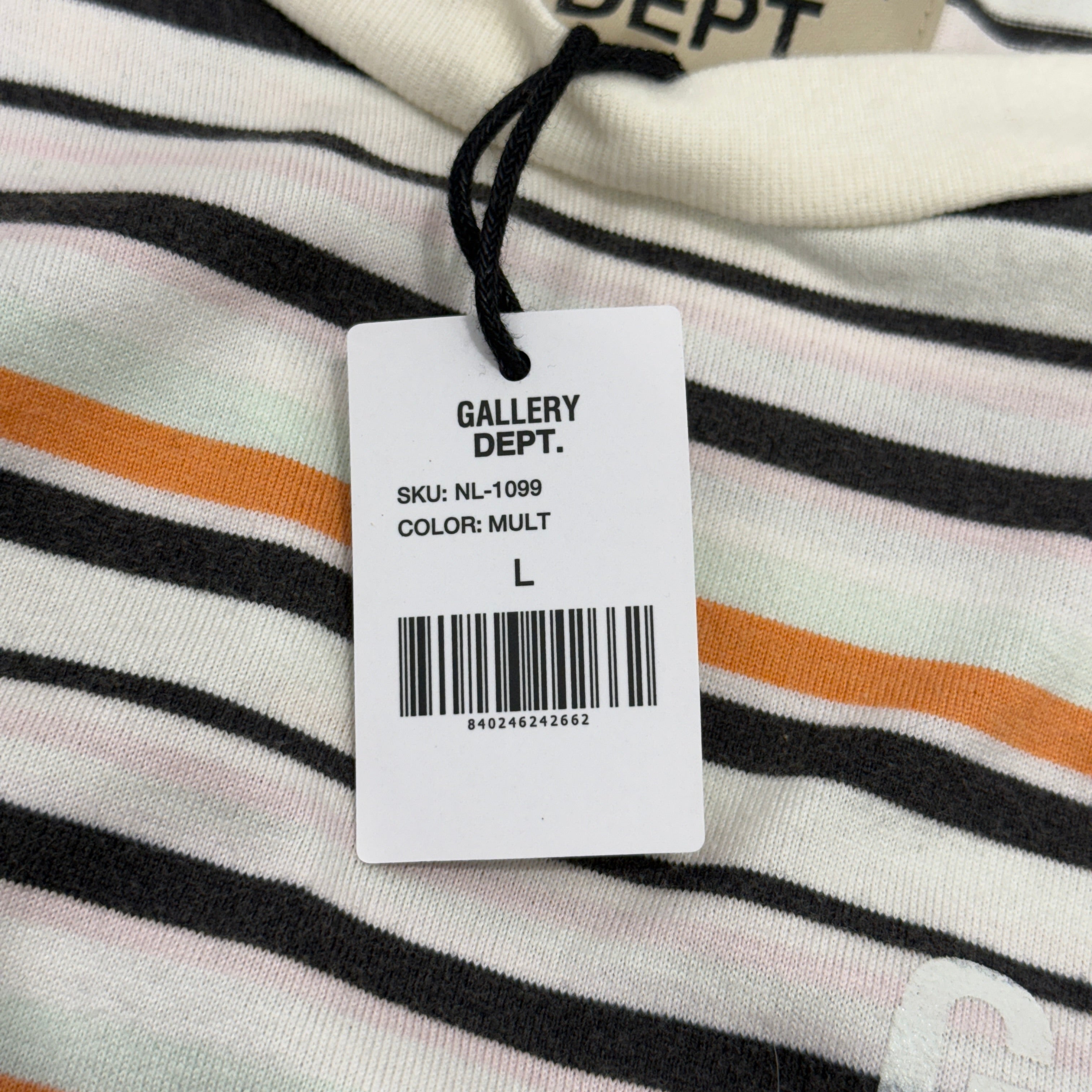 GALLERY DEPT. 2022AW Nelson Stripe Tee NL-1099 Size L ギャラリーデプト ネルソン ストライプ Tシャツ サイズL