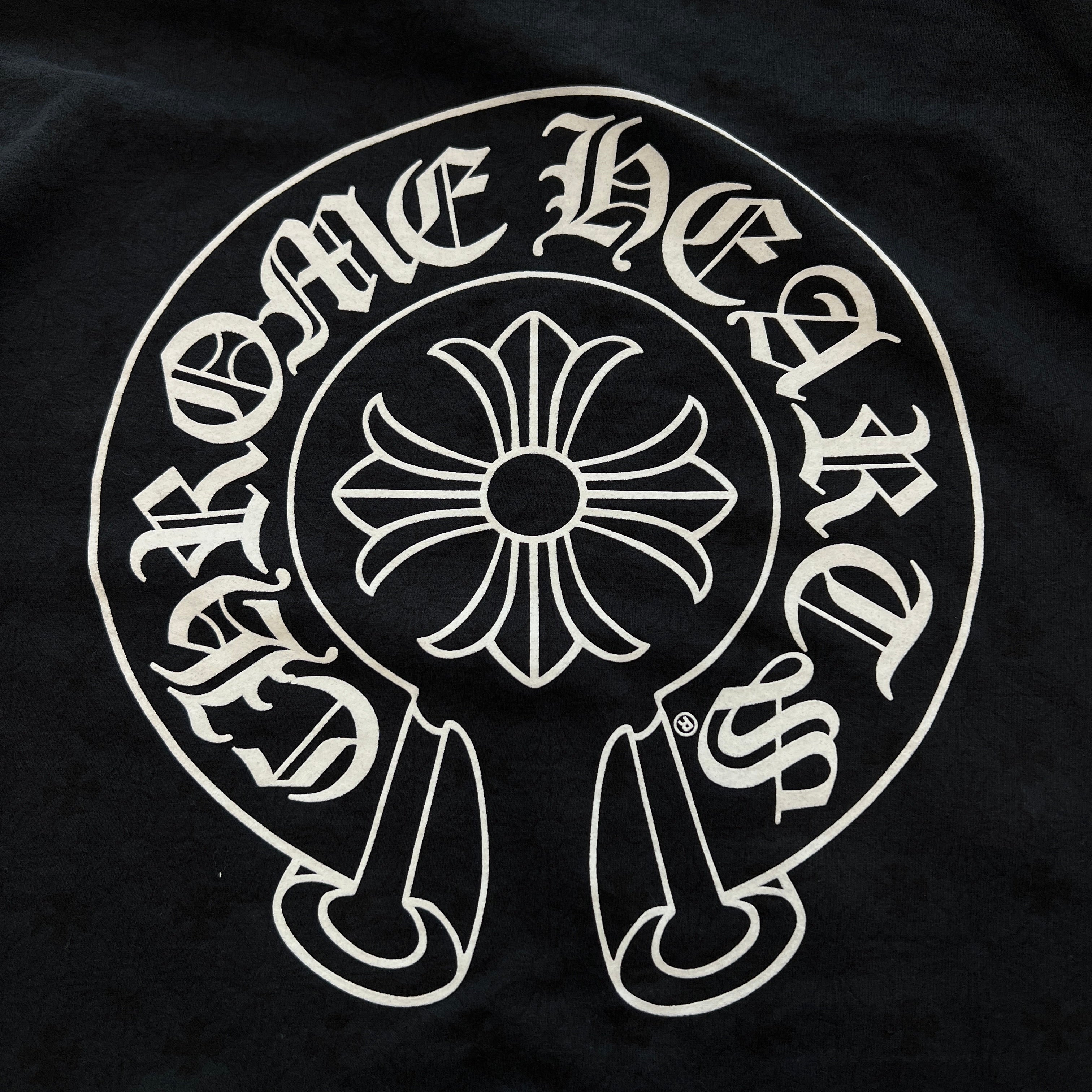 CHROME HEARTS Vertical Logo CH Plus Zip Up Hoodie Size XL クロムハーツ ヴァーティカルロゴ CHプラス総柄 ジップアップフーディ サイズXL