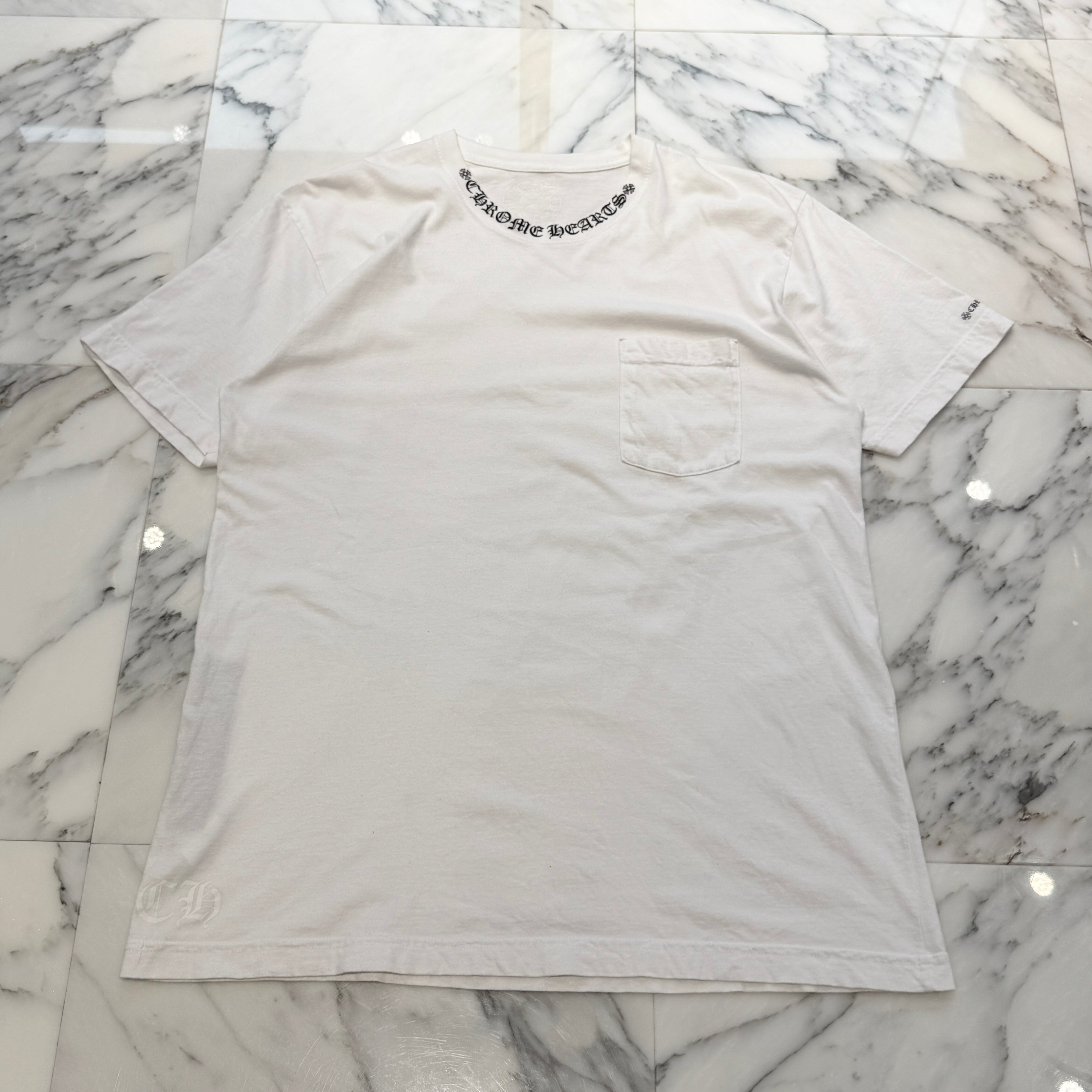 CHROME HEARTS Neck Logo Tee Size XL クロムハーツ ネックロゴ Tシャツ サイズXL