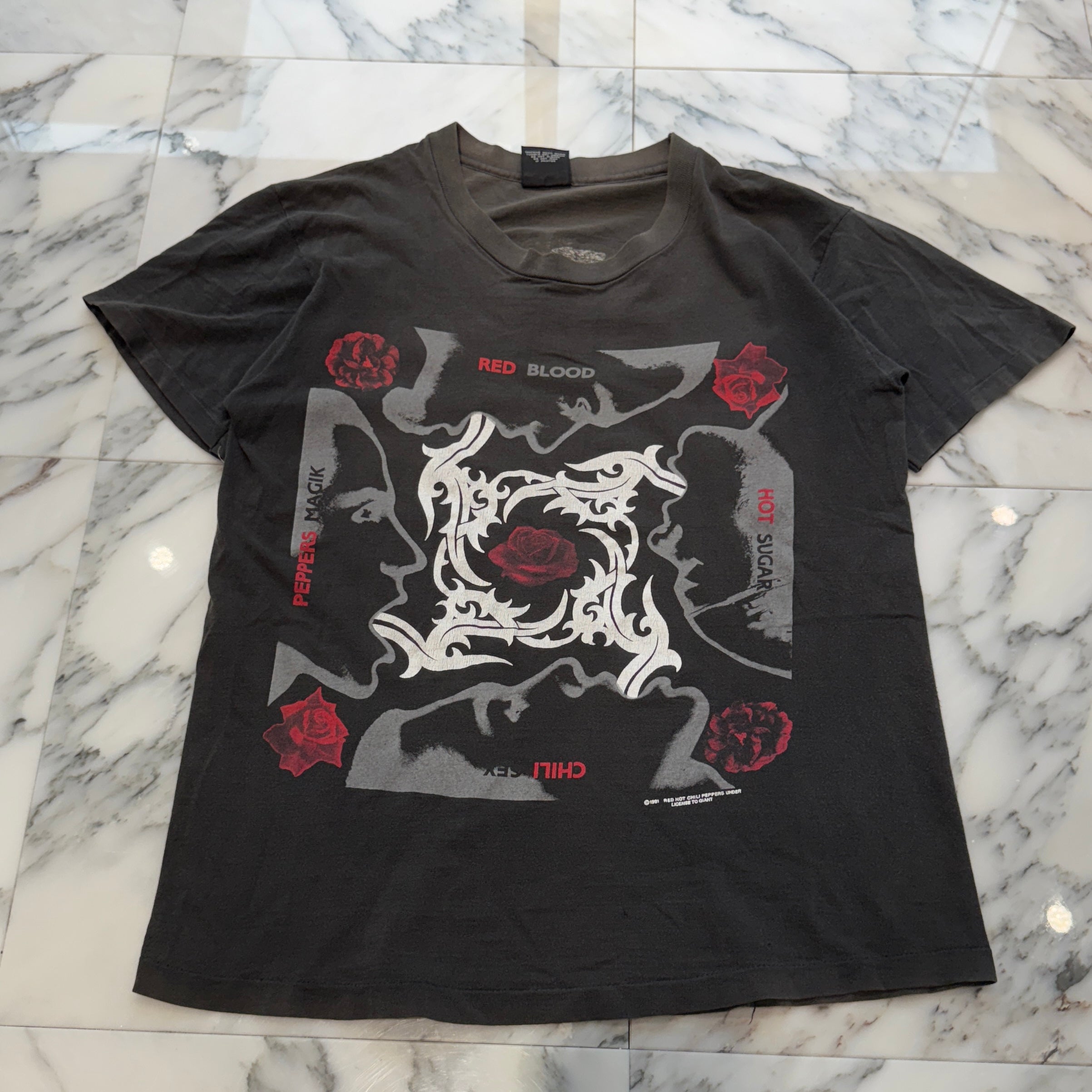 Vintage 90's RED HOT CHILI PEPPERS 1991 "BLOOD SUGAR SEX MAGIK" giant S/S Tee Size L 90's レッドホットチリペッパーズ 1991 "ブラッド・シュガー・セックス・マジック" ジャイアント社製 Tシャツ サイズL