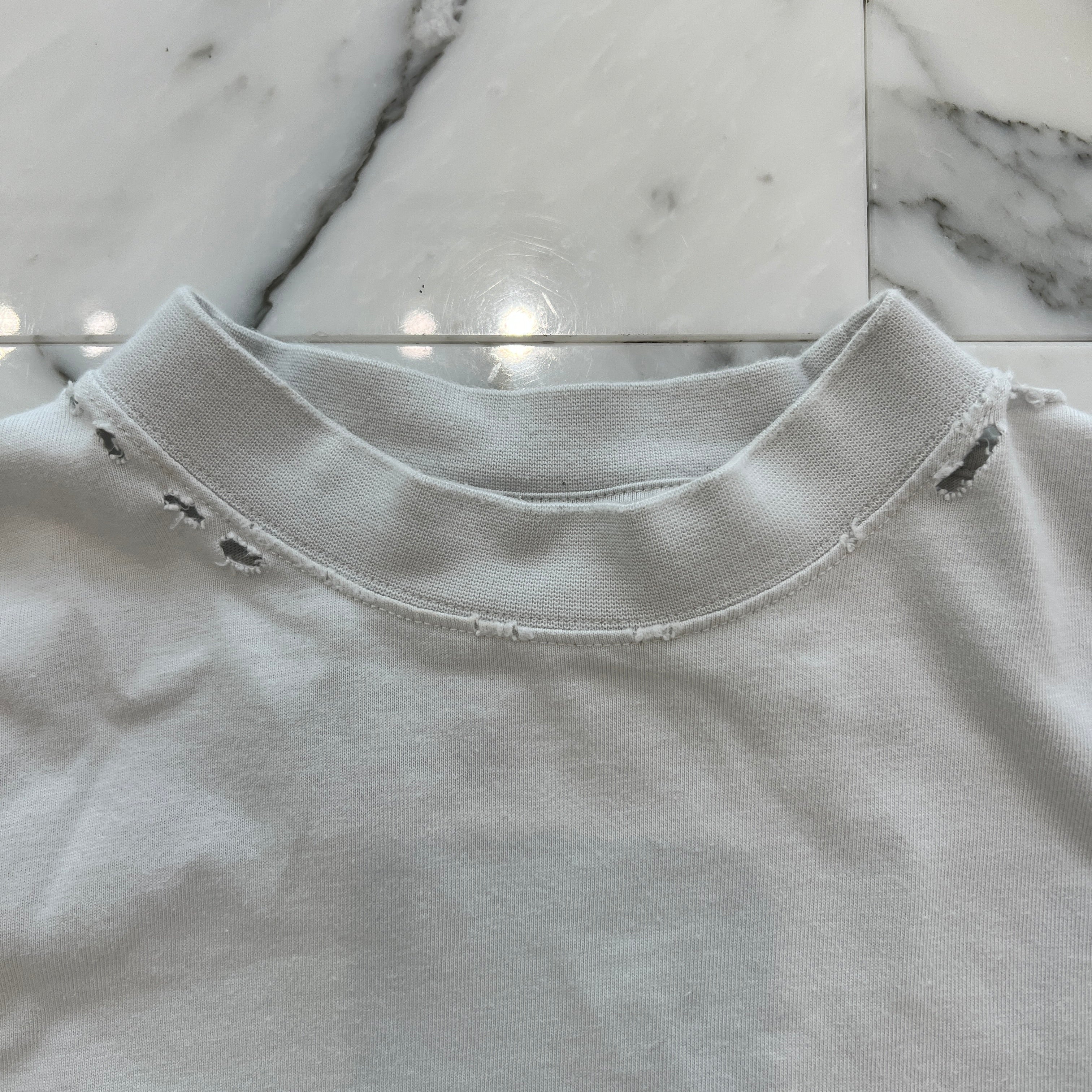 BALENCIAGA 2025SS 3B Liquefied Oversized Dirty Effect Tee Size L 787349 TRVS8 バレンシアガ 3B リキファイド オーバーサイズ ダーティーエフェクトTシャツ サイズL