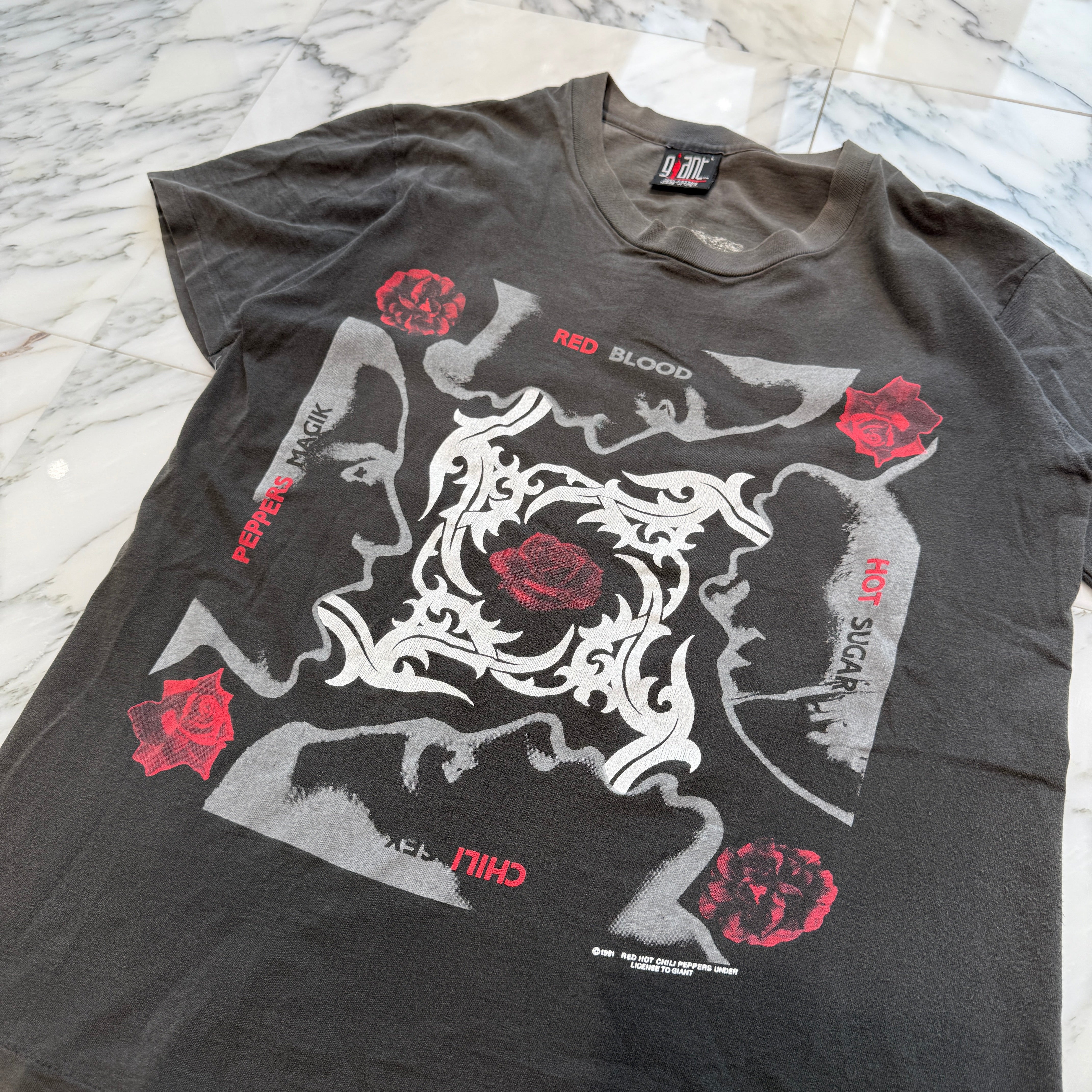Vintage 90's RED HOT CHILI PEPPERS 1991 "BLOOD SUGAR SEX MAGIK" giant S/S Tee Size L 90's レッドホットチリペッパーズ 1991 "ブラッド・シュガー・セックス・マジック" ジャイアント社製 Tシャツ サイズL