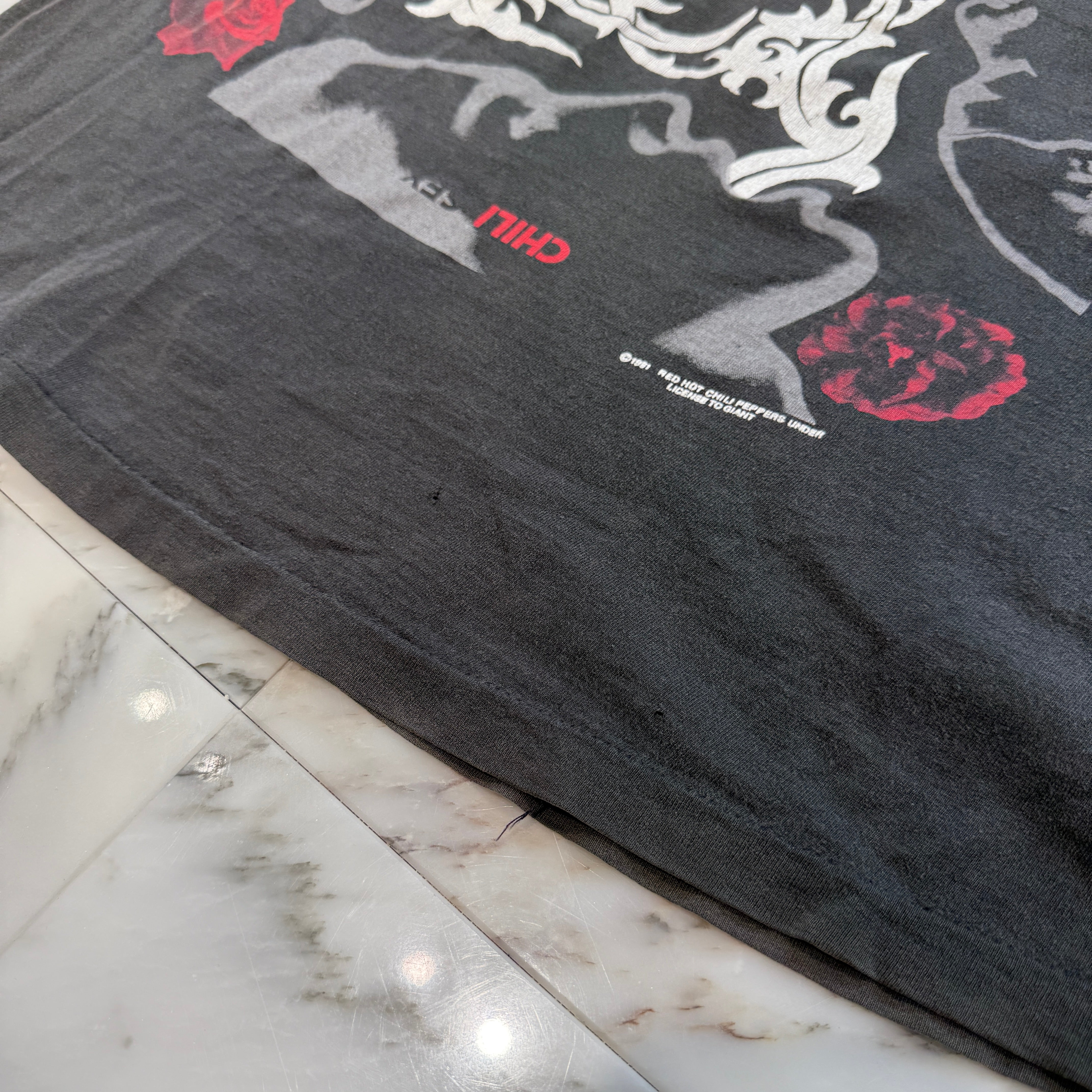 Vintage 90's RED HOT CHILI PEPPERS 1991 "BLOOD SUGAR SEX MAGIK" giant S/S Tee Size L 90's レッドホットチリペッパーズ 1991 "ブラッド・シュガー・セックス・マジック" ジャイアント社製 Tシャツ サイズL